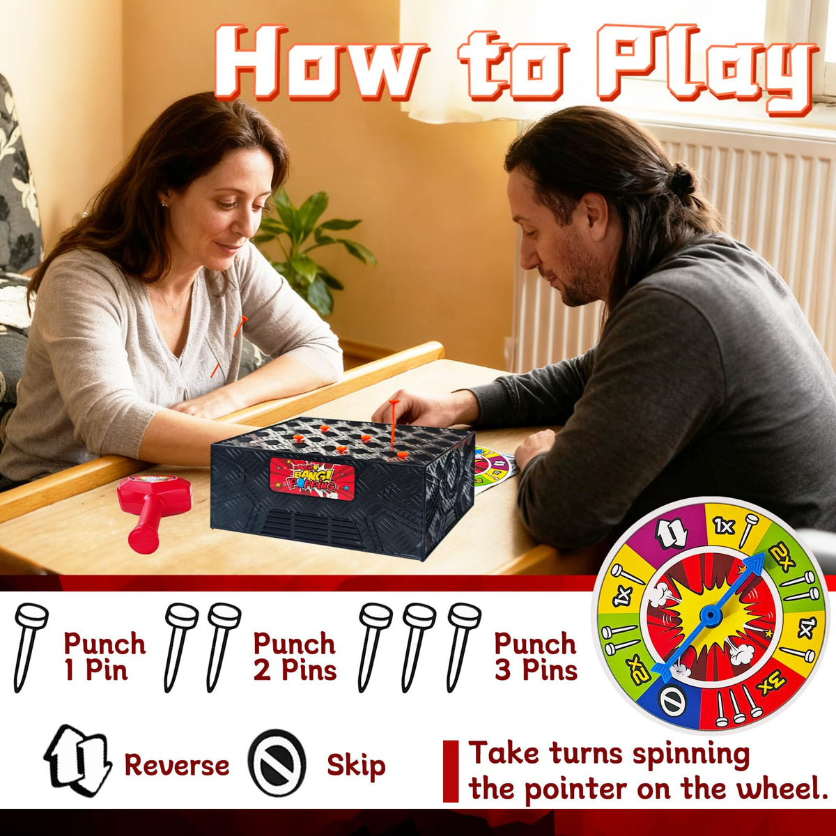 Zddaoole Balloon Pop Game – Blast Box Board Game for Family Parties | Exploding Balloon Fun