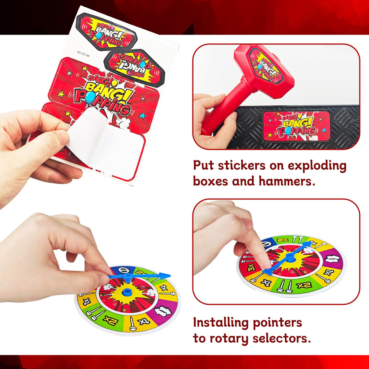 Zddaoole Balloon Pop Game – Blast Box Board Game for Family Parties | Exploding Balloon Fun
