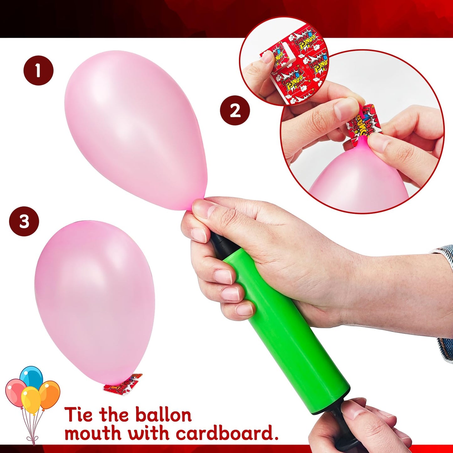 Zddaoole Balloon Pop Game – Blast Box Board Game for Family Parties | Exploding Balloon Fun