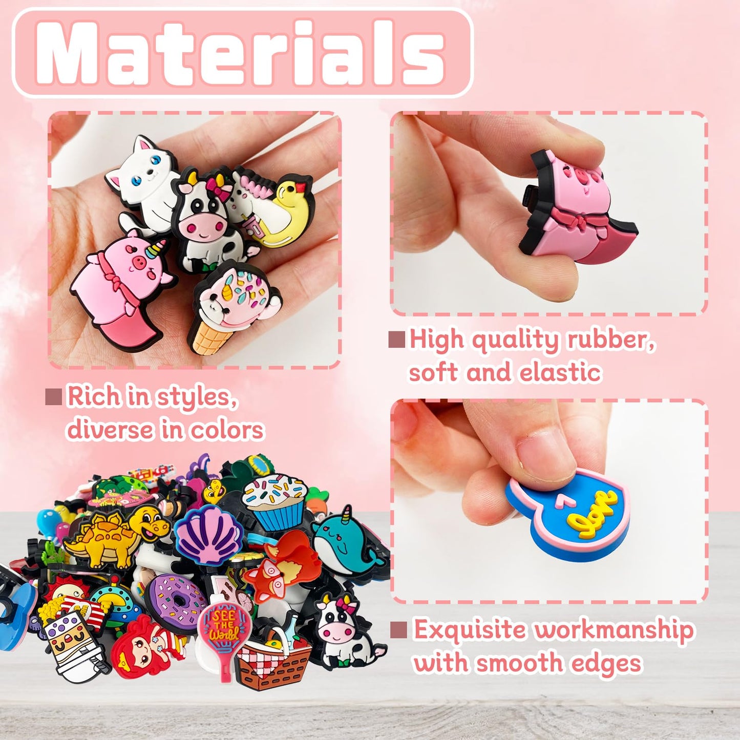 Zddaoole 100 Pcs Cute Pencil Topper Decorations – Classroom Prizes