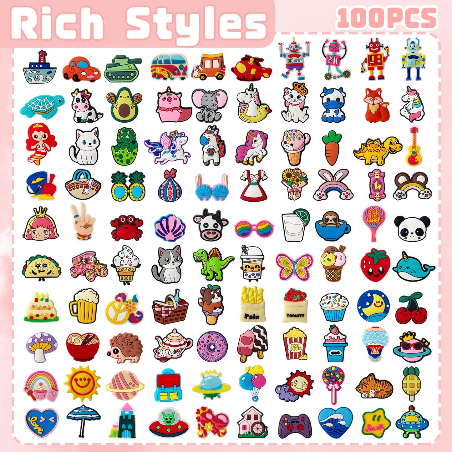 Zddaoole 100 Pcs Cute Pencil Topper Decorations – Classroom Prizes