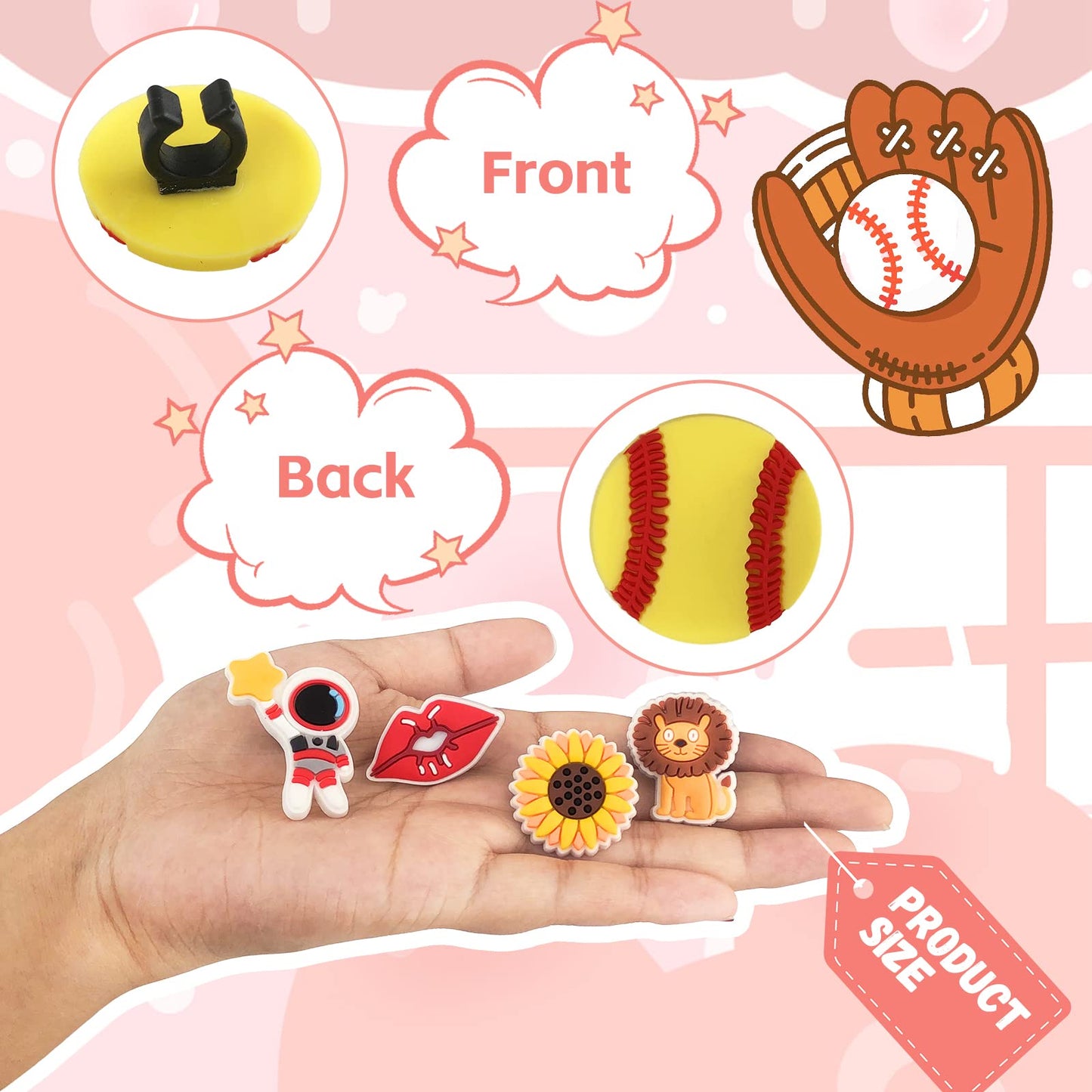 Zddaoole 60 Pcs Cute Pencil Toppers – Assorted Designs for School Prizes & Classroom Rewards