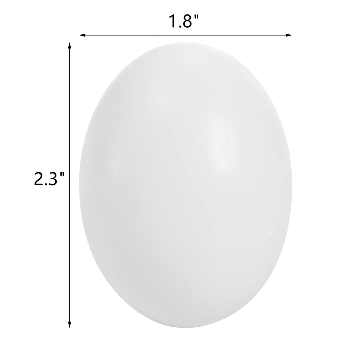 ZEAYEA 24-Piece Wooden Fake Eggs for Easter & DIY Crafts
