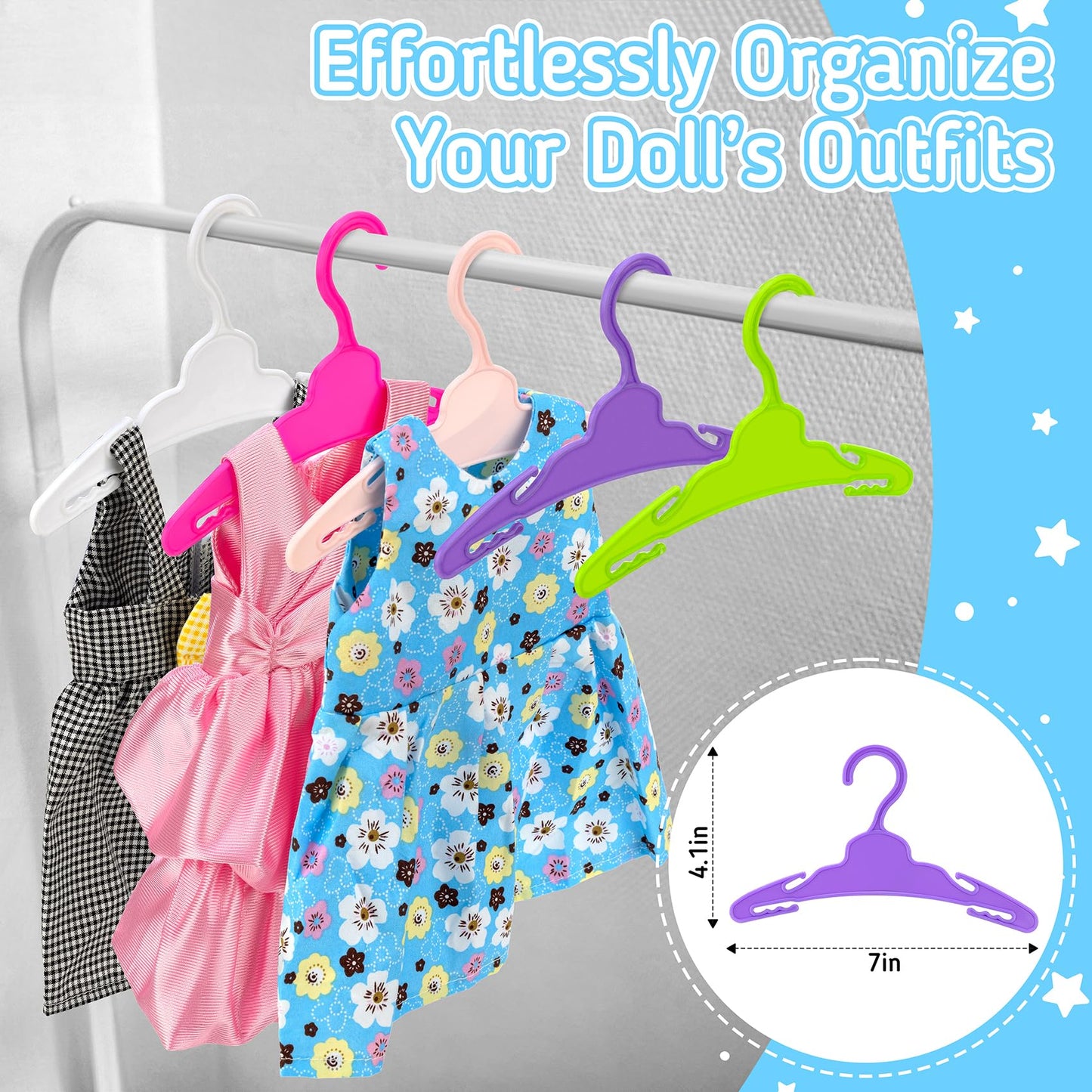 Zecckige 18-Inch Doll Clothes & Accessories – 18-Piece Complete Outfit Set
