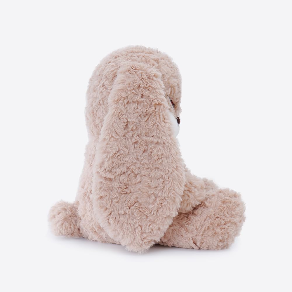 ZEIO 16.5-Inch Soft Plush Bunny – Huggable Brown Rabbit Plushie for Kids & Collectors