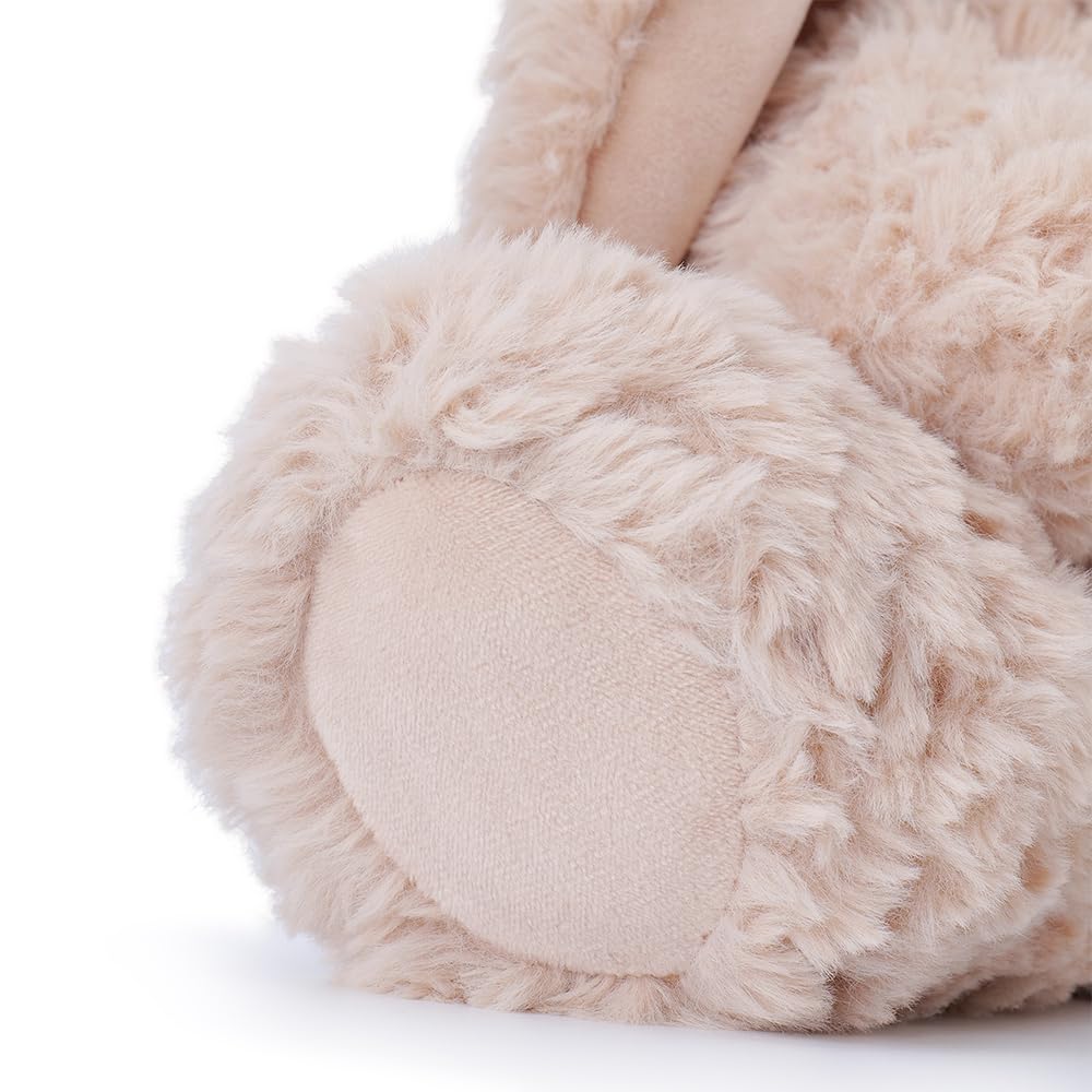 ZEIO 16.5-Inch Soft Plush Bunny – Huggable Brown Rabbit Plushie for Kids & Collectors