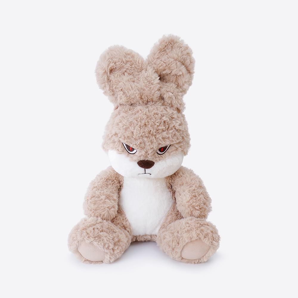 ZEIO 16.5-Inch Soft Plush Bunny – Huggable Brown Rabbit Plushie for Kids & Collectors