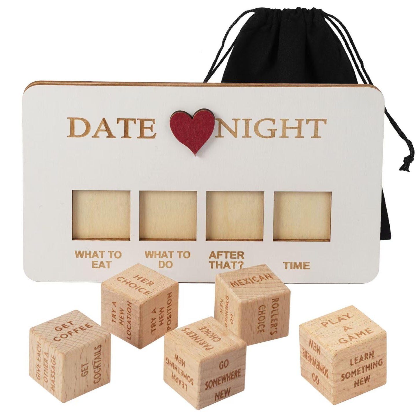 Zelbuck Date Night Dice - Romantic Valentines Day Gifts for Couples