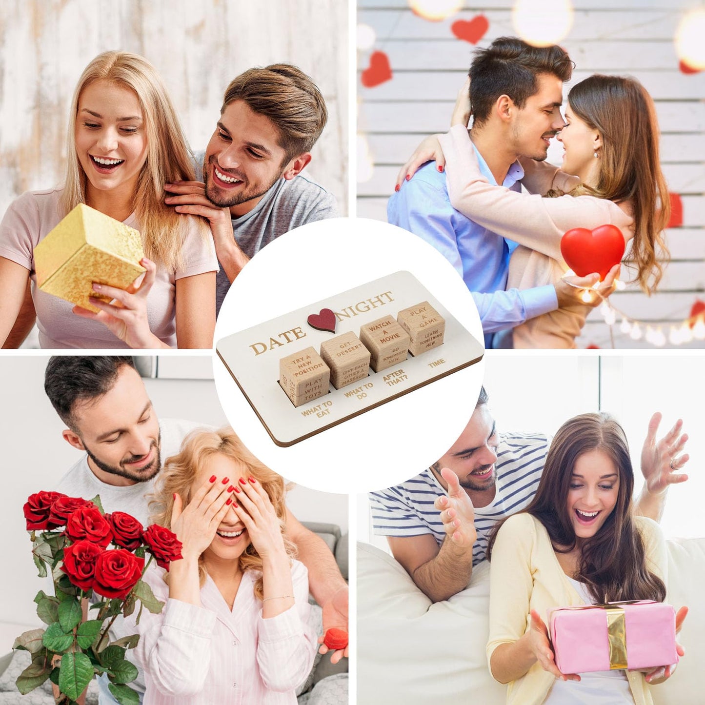 Zelbuck Date Night Dice - Romantic Valentines Day Gifts for Couples
