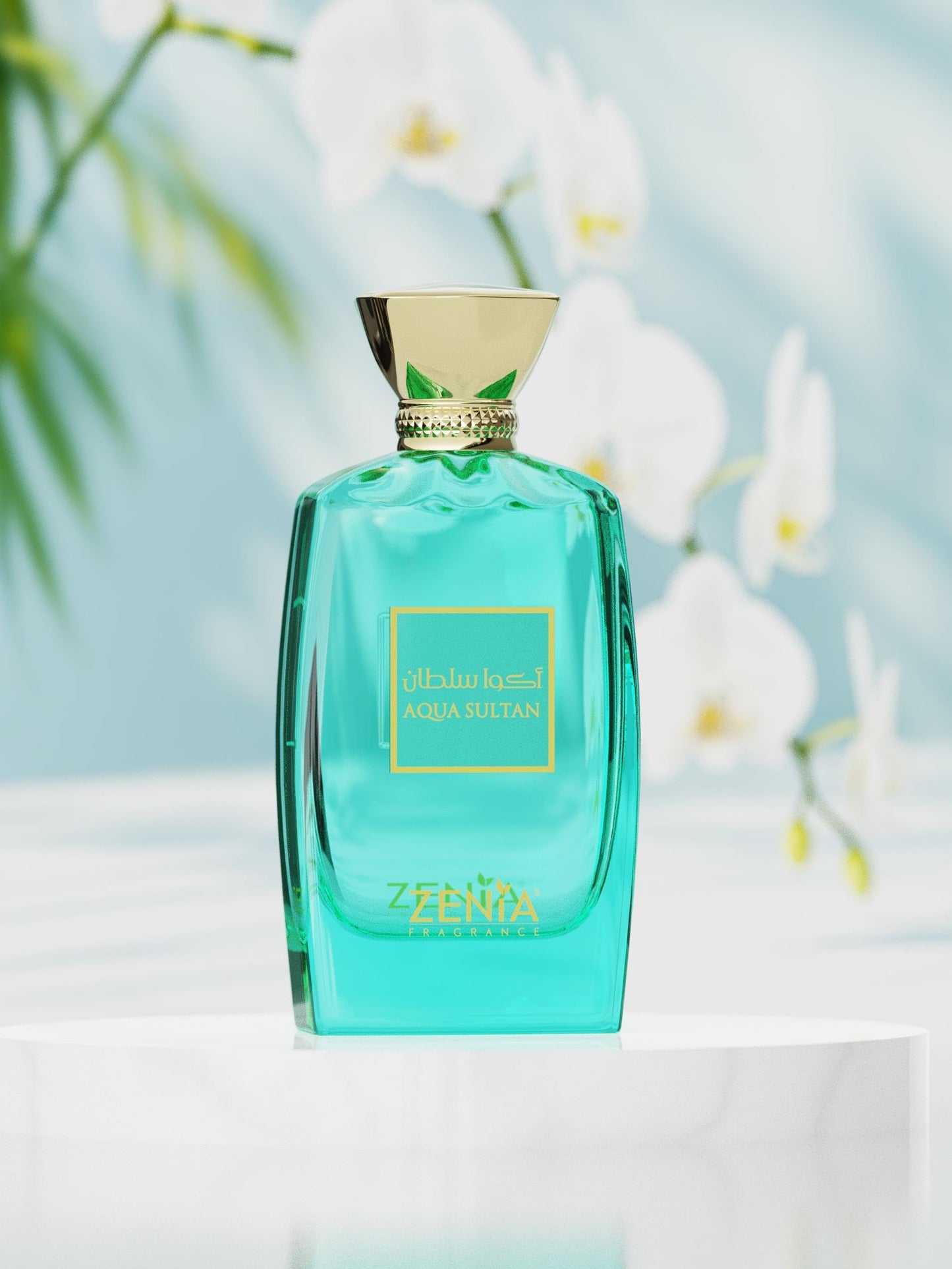 Zenia Aqua Sultan Eau de Parfum EDP Spray – 3.4oz / 100ml | Citrus Spicy Woody Unisex Fragrance