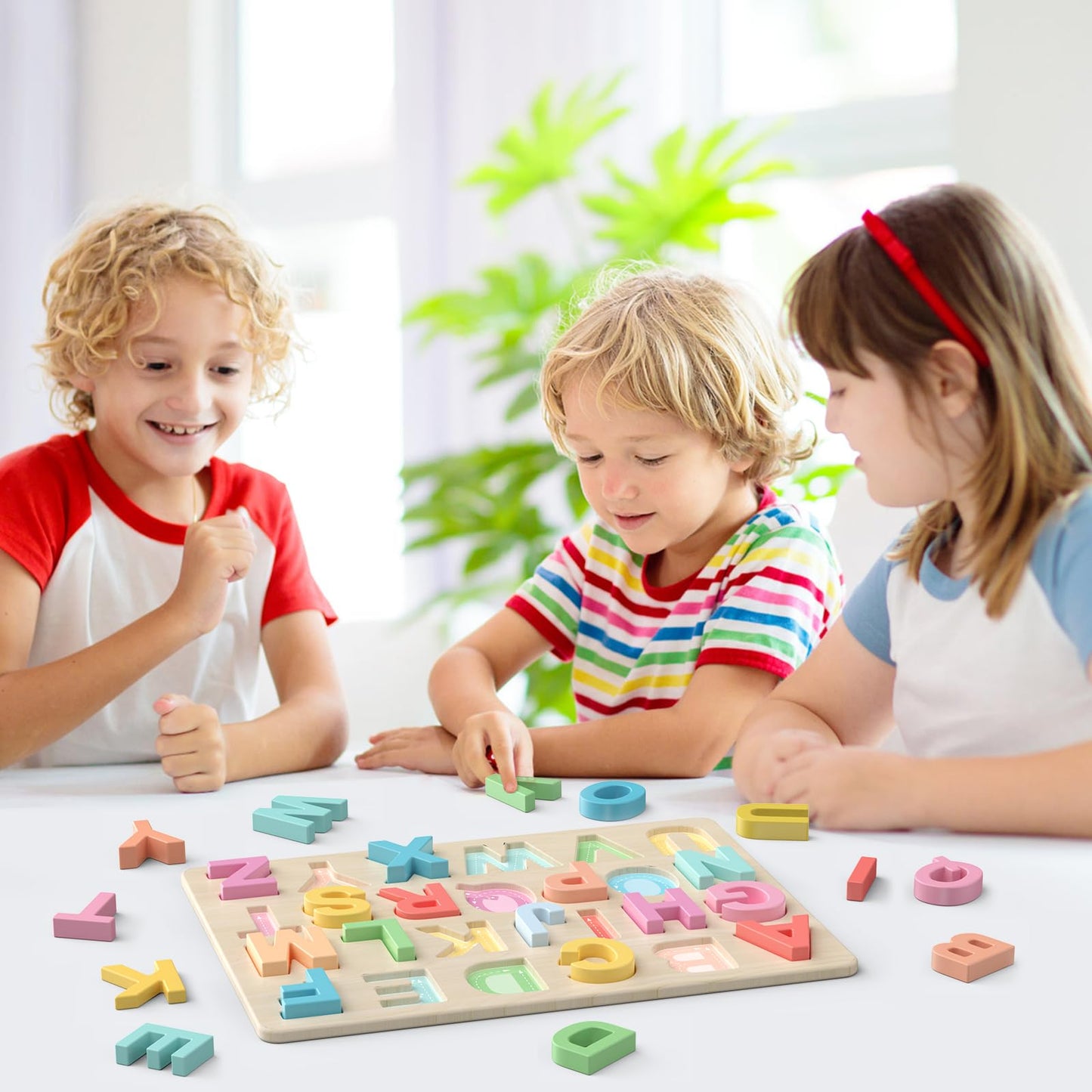 Zeoddler Alphabet Puzzles for Kids – ABC Puzzles and Preschool Learning