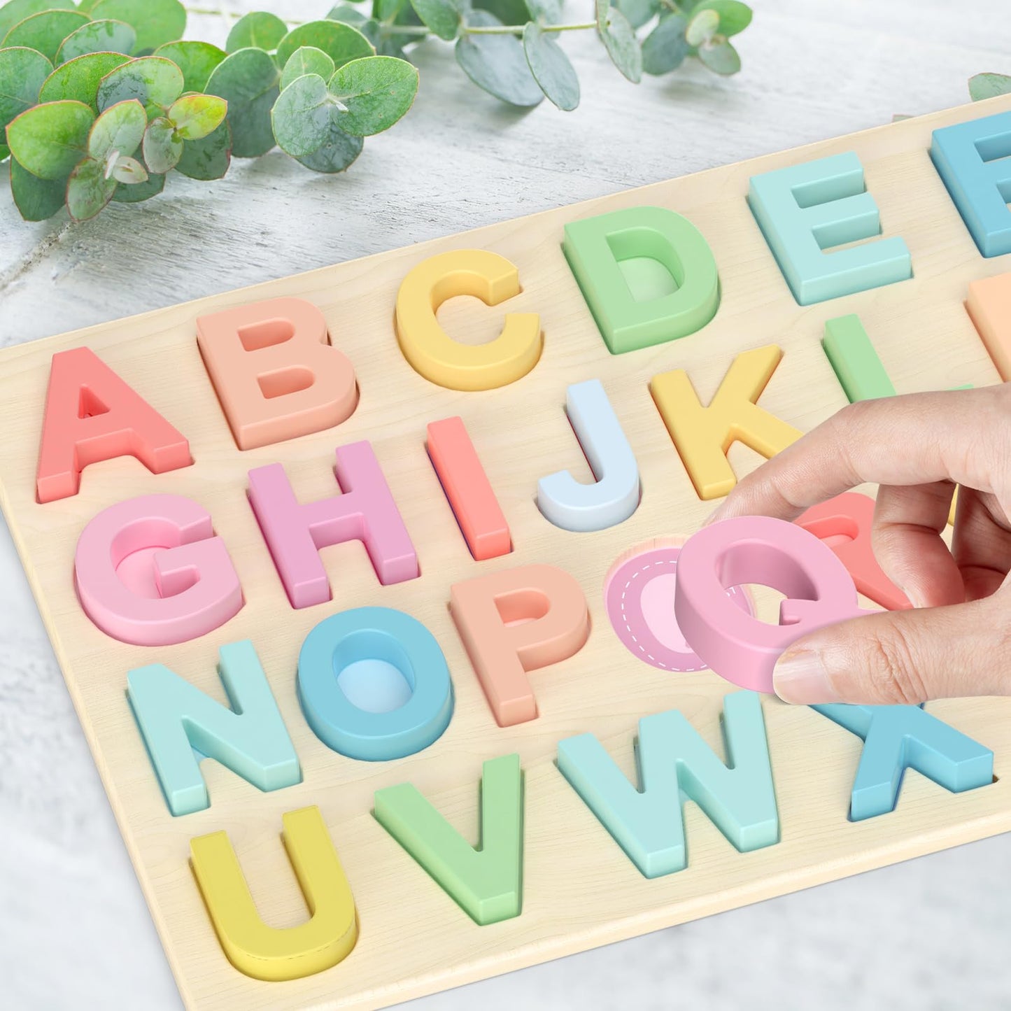 Zeoddler Alphabet Puzzles for Kids – ABC Puzzles and Preschool Learning