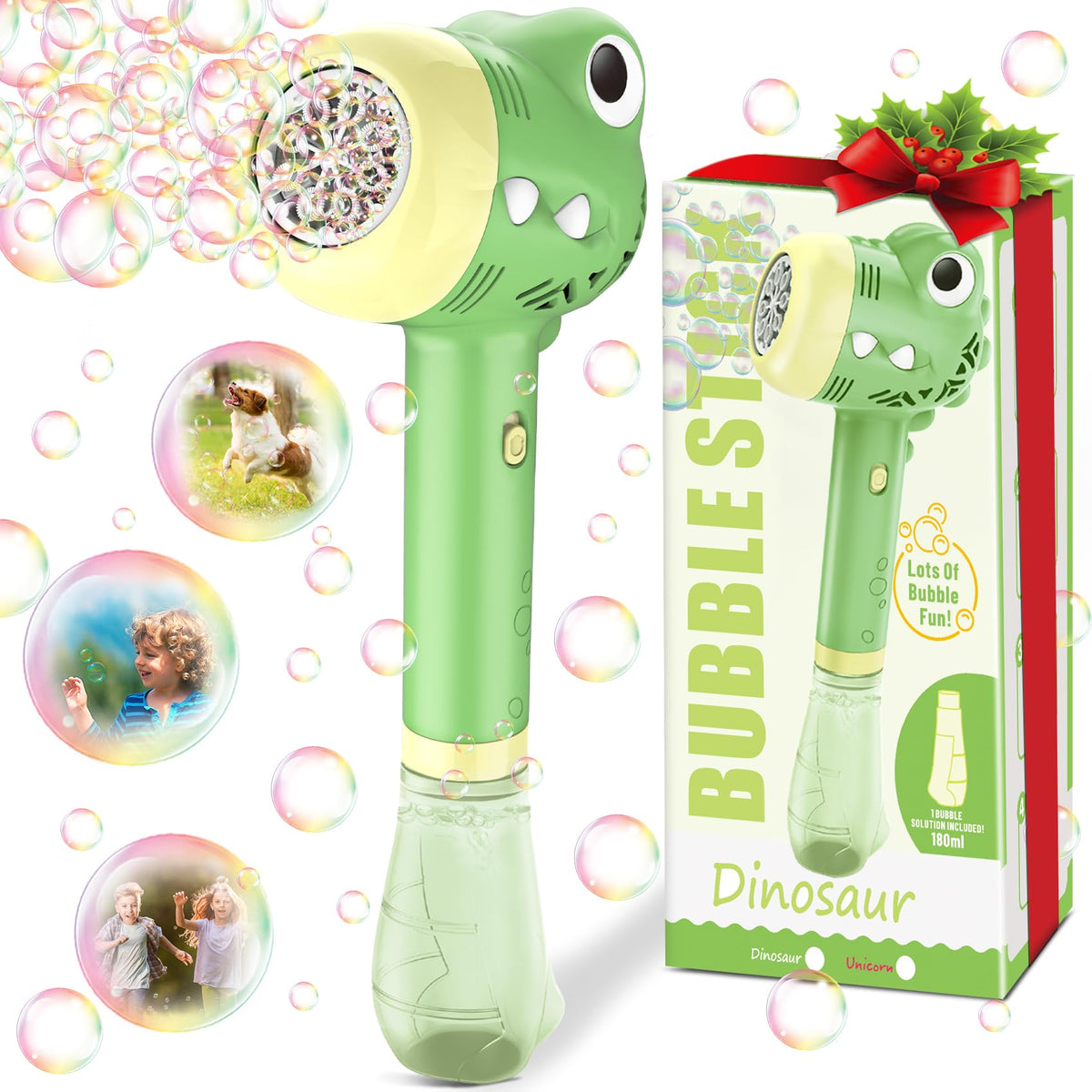 Zerhunt Bubble Machine for Kids – Outdoor Toy for Ages 3-5 | Battery Powered