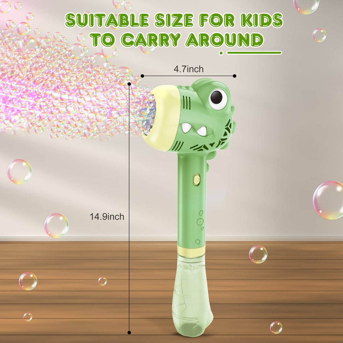 Zerhunt Bubble Machine for Kids – Outdoor Toy for Ages 3-5 | Battery Powered