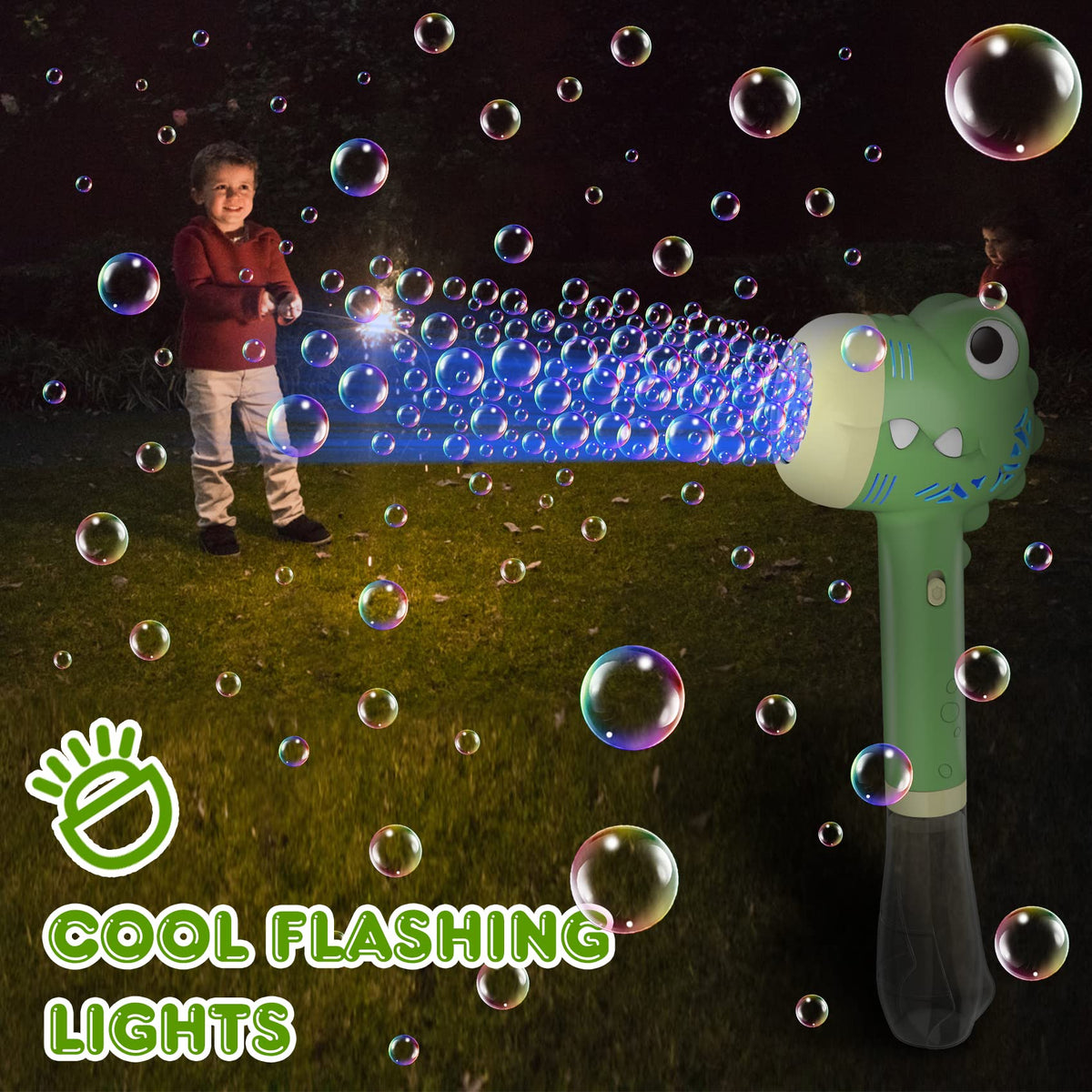 Zerhunt Bubble Machine for Kids – Outdoor Toy for Ages 3-5 | Battery Powered