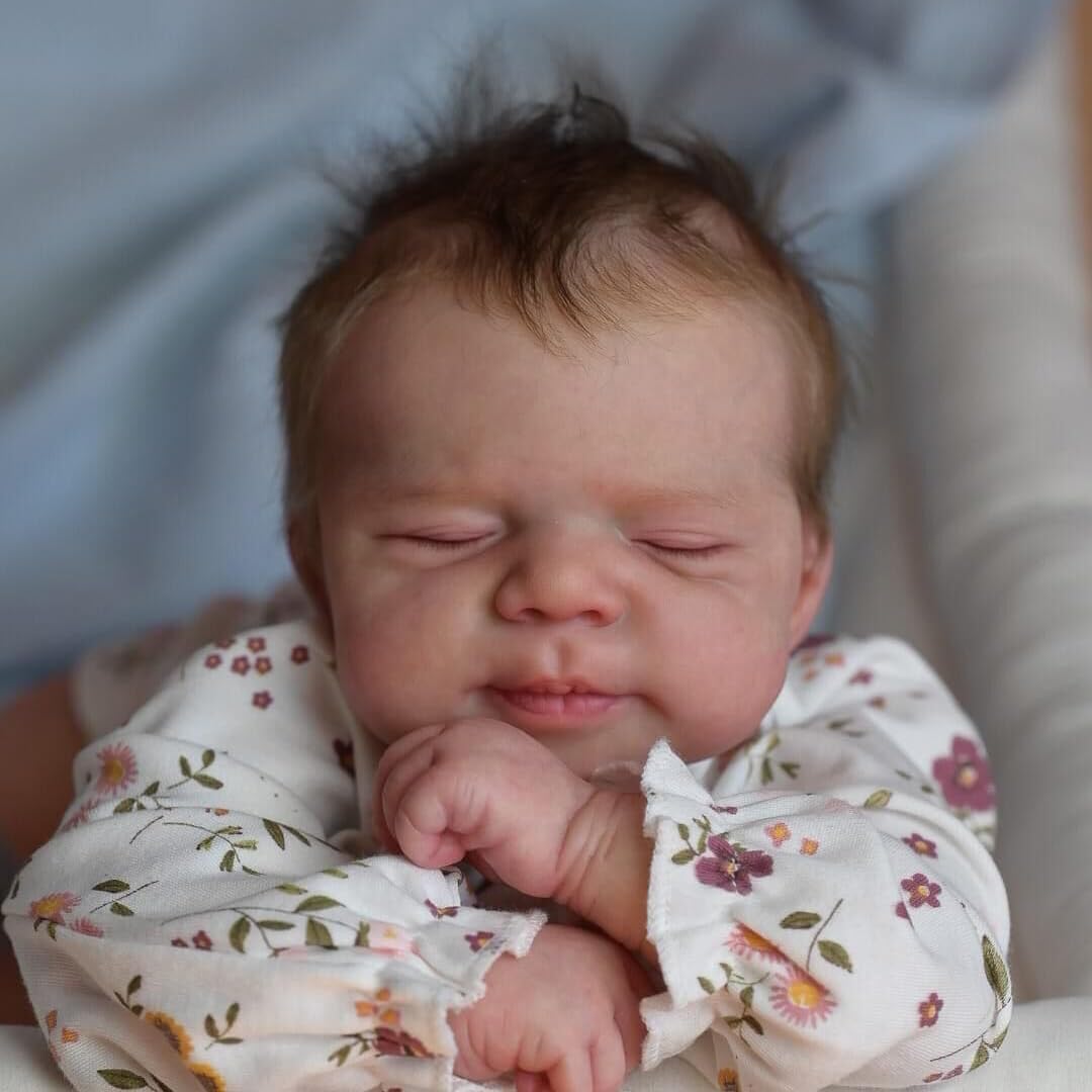 Zero Pam Realistic Reborn Baby Dolls - 18-Inch Full-Body Vinyl Girl (45 cm)