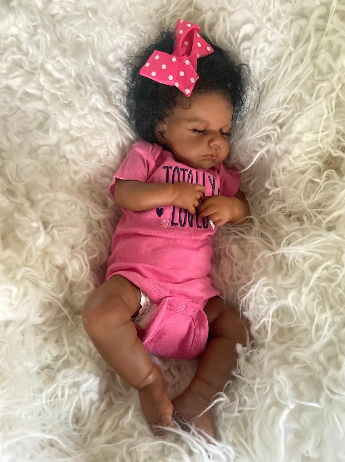 Zero Pam Black Reborn Baby Doll – 20-Inch Full Silicone Girl (African American) with Accessories