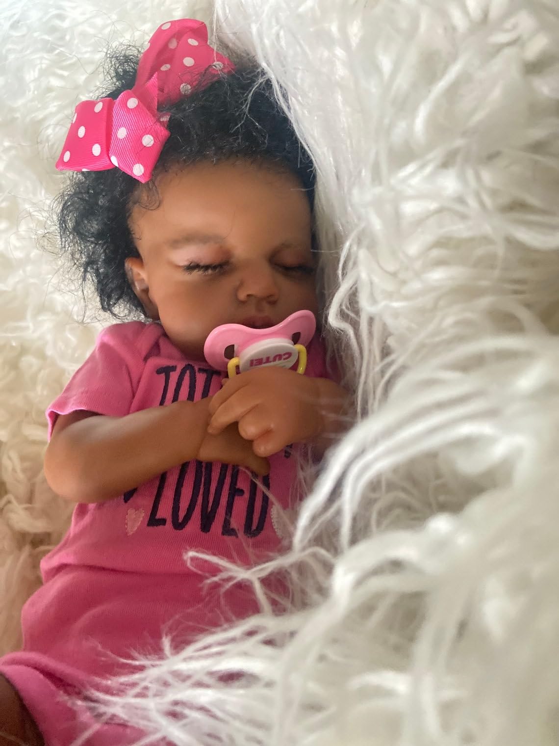 Zero Pam Black Reborn Baby Doll – 20-Inch Full Silicone Girl (African American) with Accessories