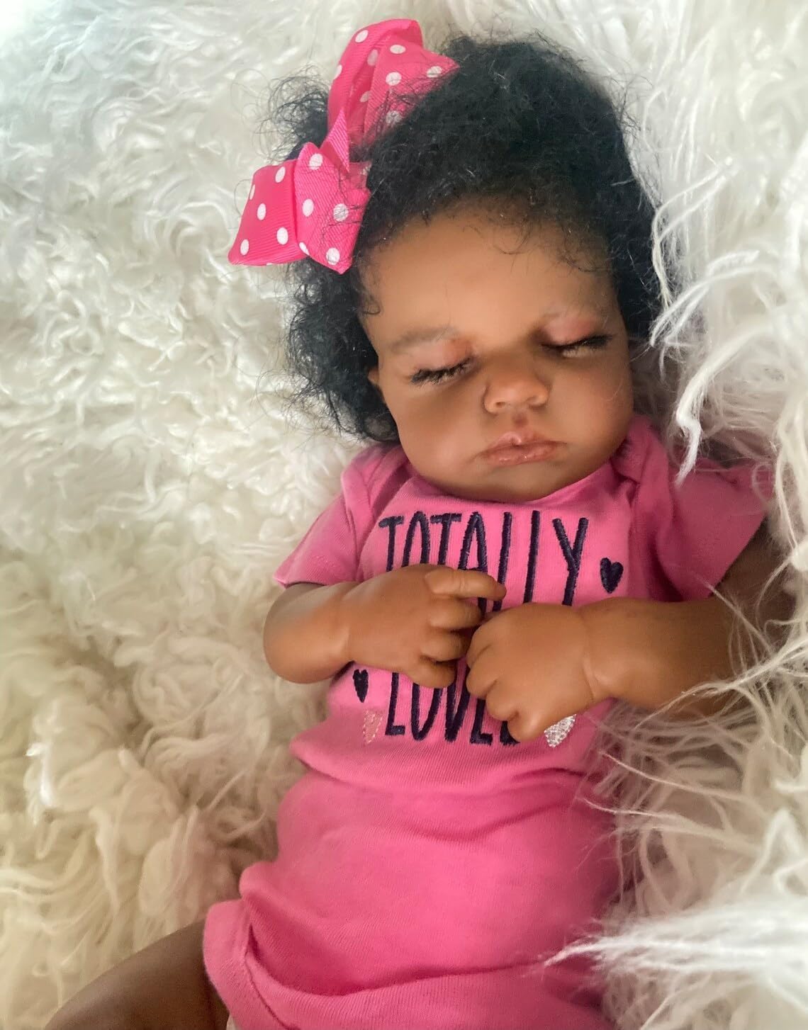 Zero Pam Black Reborn Baby Doll – 20-Inch Full Silicone Girl (African American) with Accessories