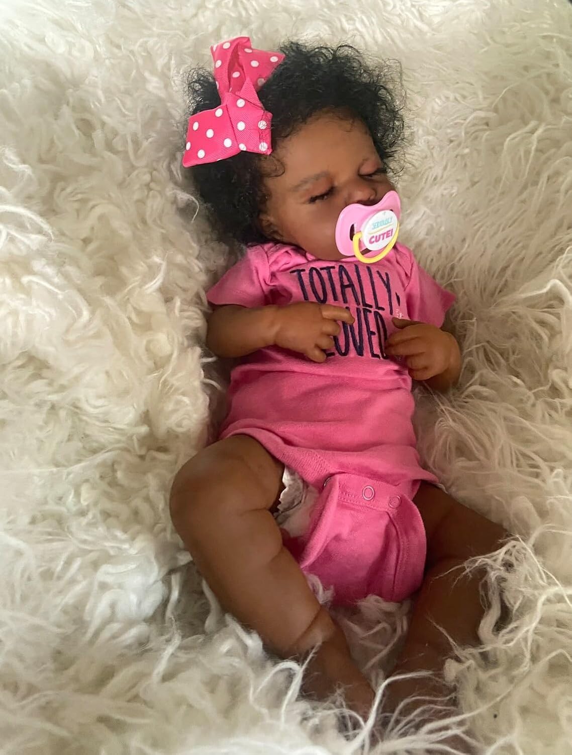 Zero Pam Black Reborn Baby Doll – 20-Inch Full Silicone Girl (African American) with Accessories