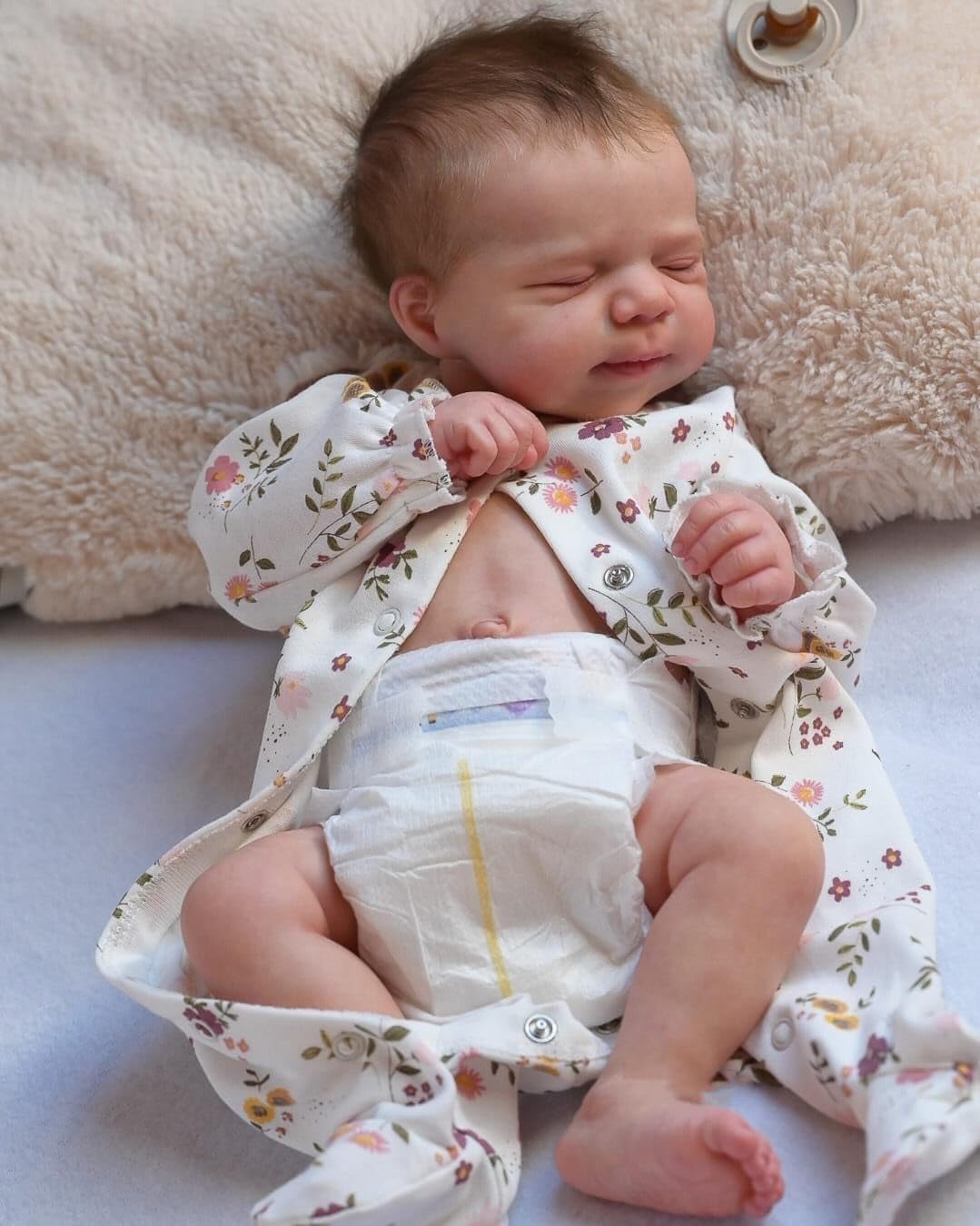 Zero Pam Realistic Reborn Baby Dolls - 18-Inch Full-Body Vinyl Girl (45 cm)