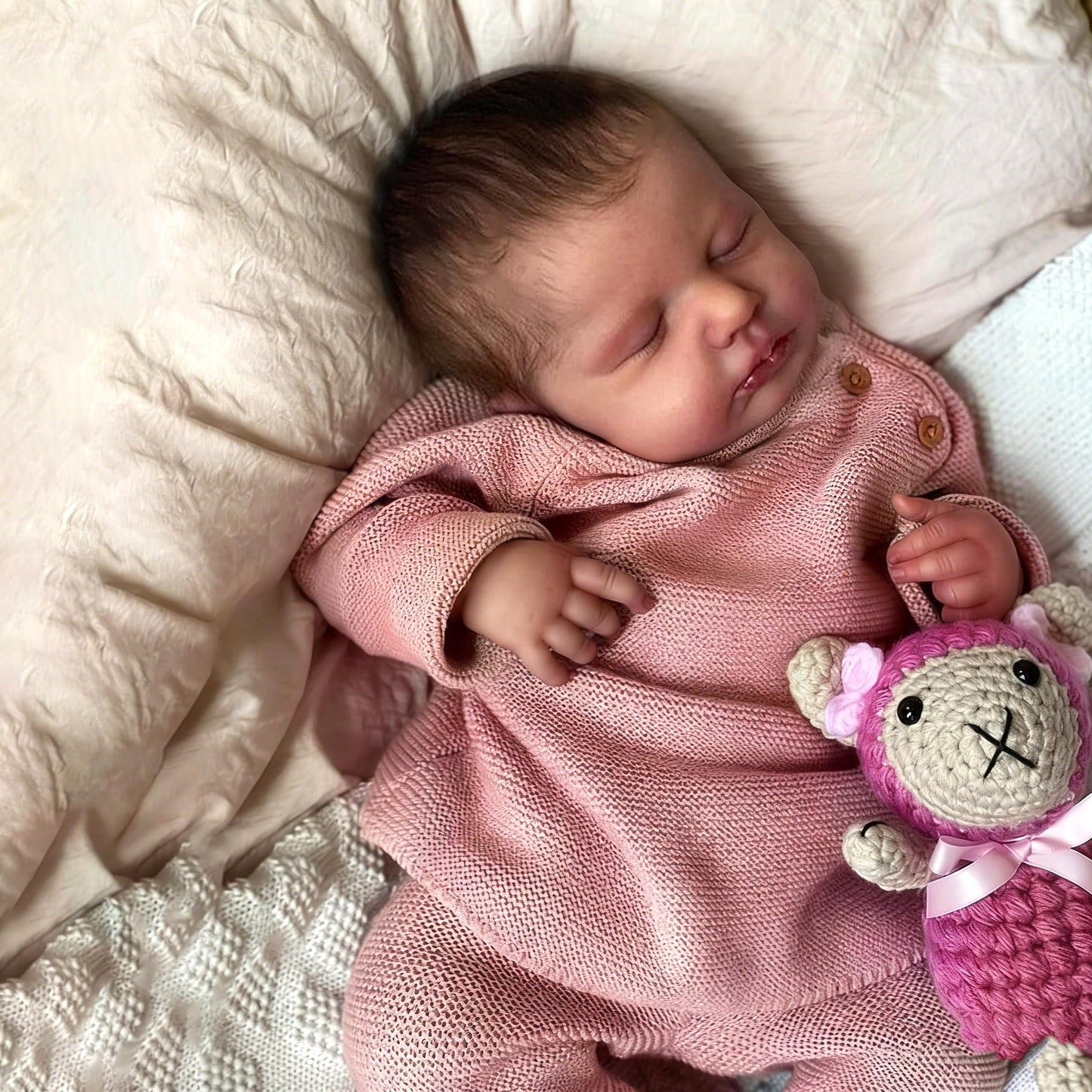 Zero Pam Reborn Baby Dolls – 20-Inch Full Silicone Realistic Baby Girl with Accessories