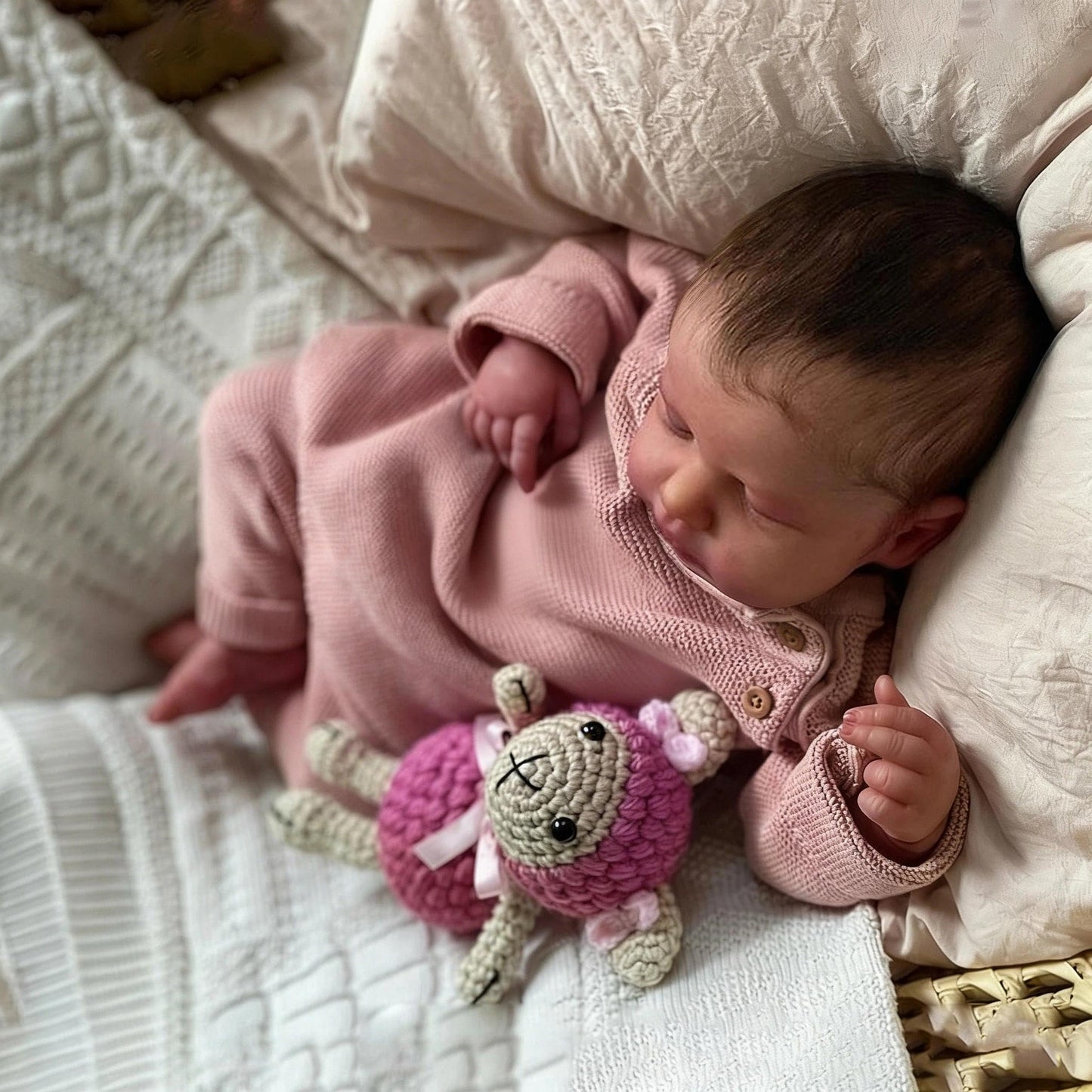 Zero Pam Reborn Baby Dolls – 20-Inch Full Silicone Realistic Baby Girl with Accessories