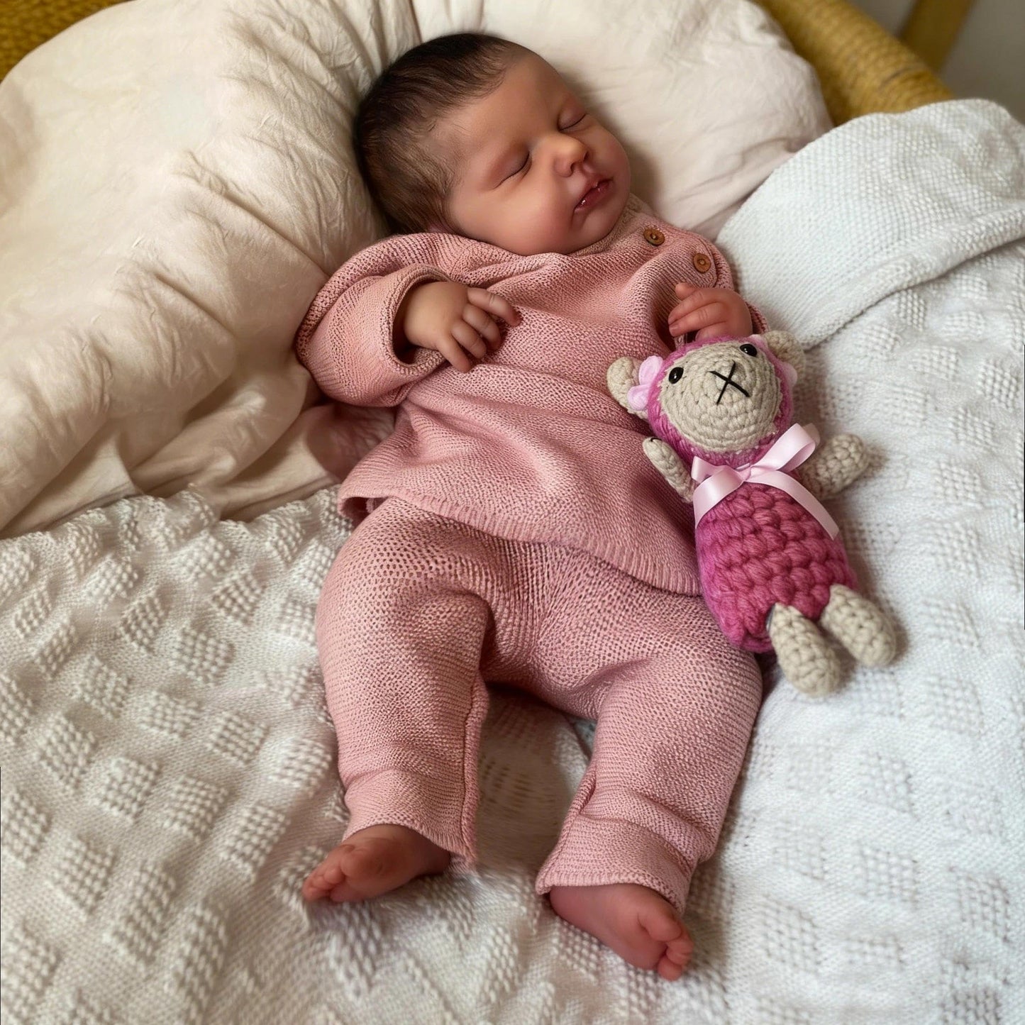 Zero Pam Reborn Baby Dolls – 20-Inch Full Silicone Realistic Baby Girl with Accessories