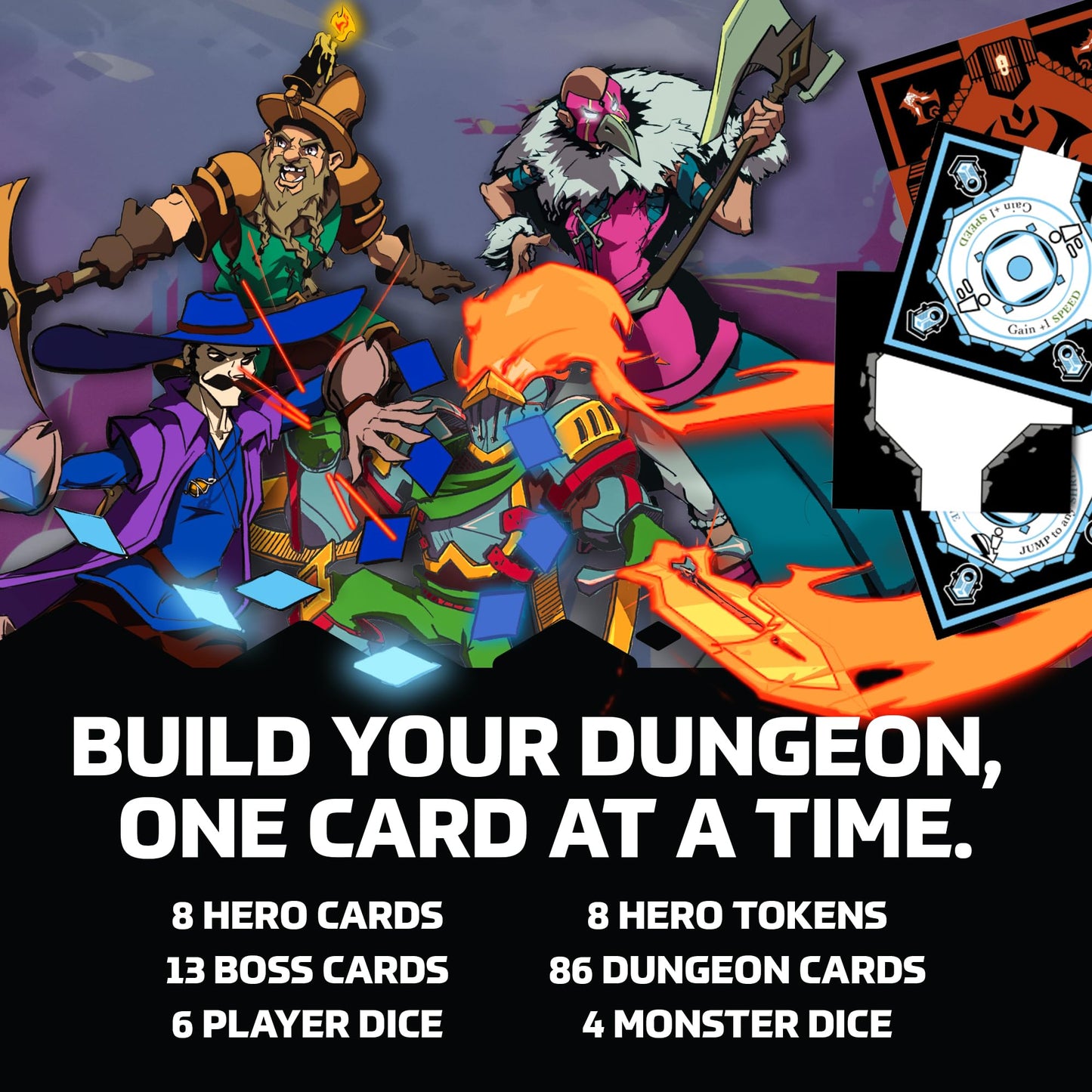 Zero Strategy Games Shuffle Dungeons - Solo & Co-op Dungeon Crawler (1-4 Players)