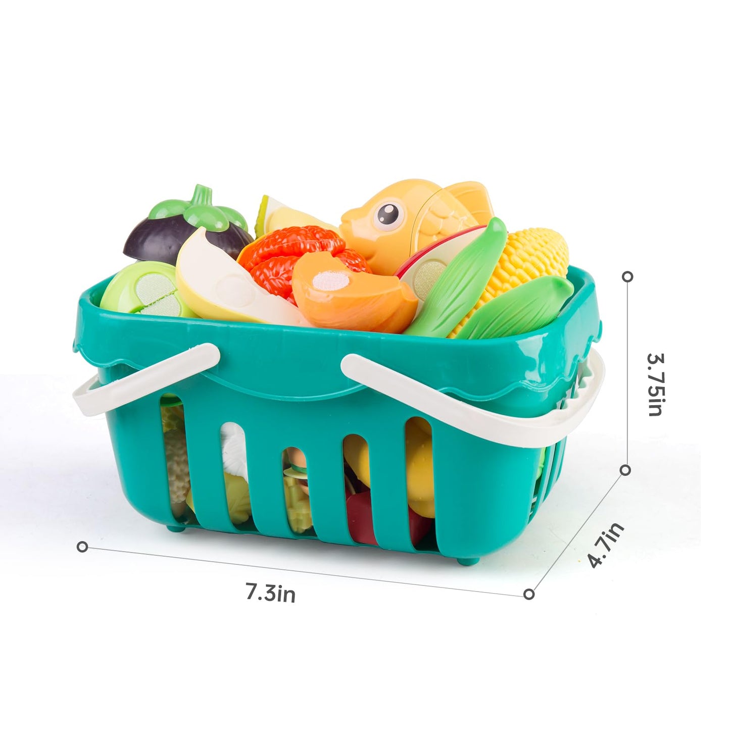 Zero Zoo 240Pcs Kids Mini Play Kitchen Set – Pans, Pots, Veggies, BBQ & Storage Basket
