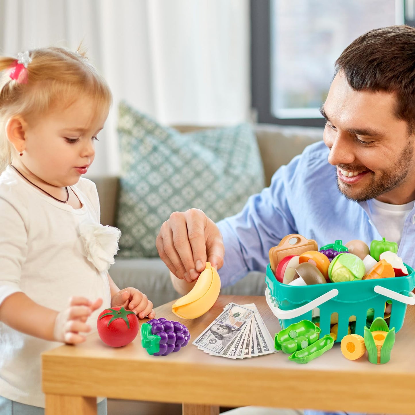 Zero Zoo 240Pcs Kids Mini Play Kitchen Set – Pans, Pots, Veggies, BBQ & Storage Basket