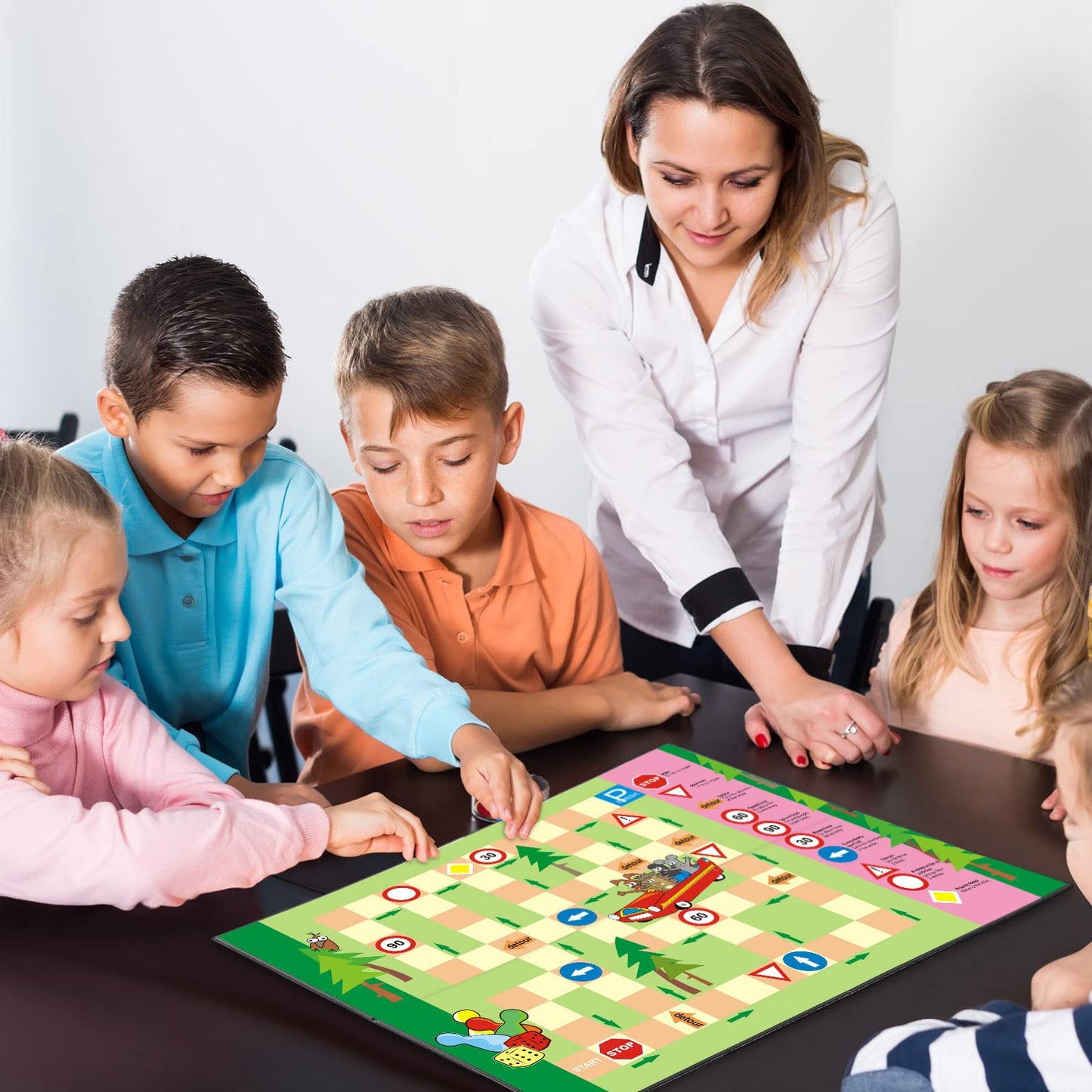 Zhanmai 4-Pack Folding Blank Game Boards – 18x18 in | Dry Erase Quad Foldable Boards for DIY Games