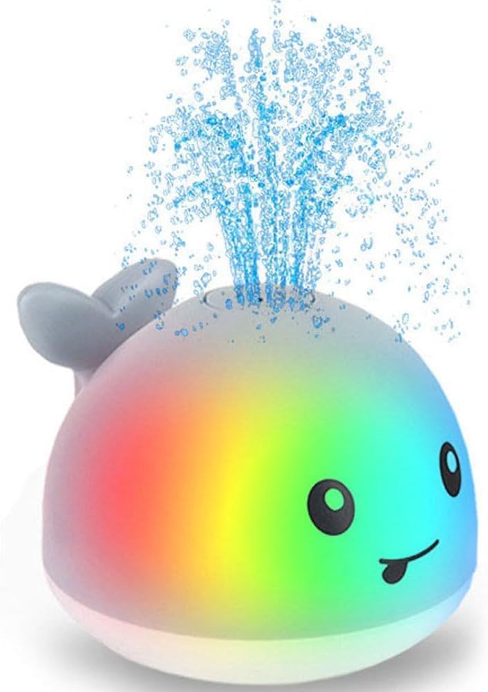 ZHENDUO Baby Bath Toys – Light-Up Sprinkler Whale Bath Toy for Toddlers and Kids