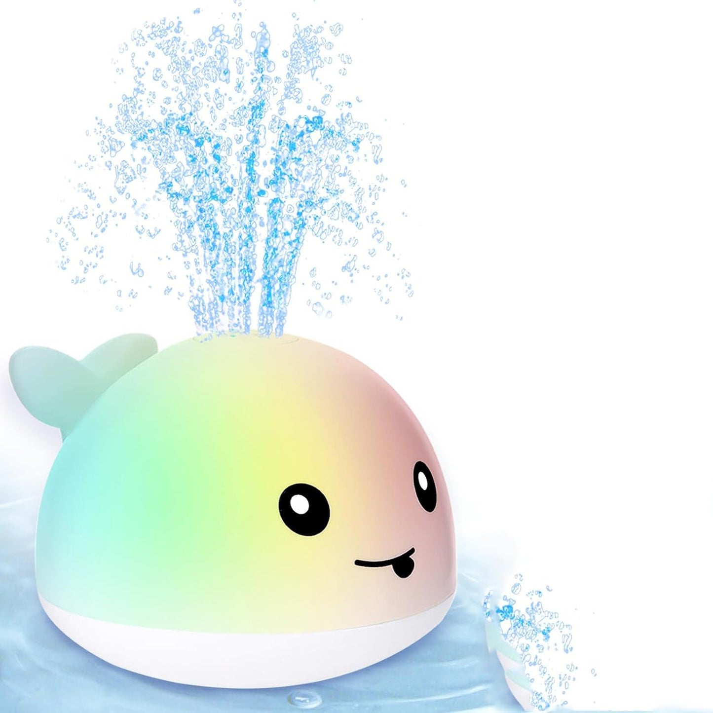 ZHENDUO Baby Bath Toys – Light Up Whale, Automatic Sprinkler for Toddlers