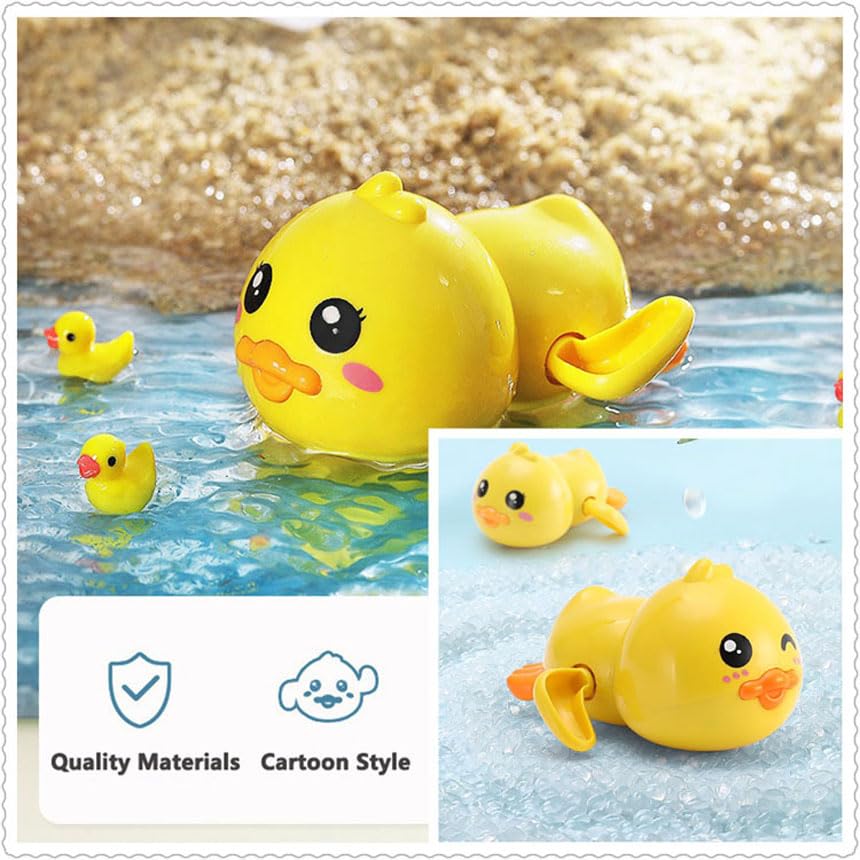 ZHFUYS Bath Toy Set - 5 Pack Wind-Up Animal Toys for Toddlers 1-3