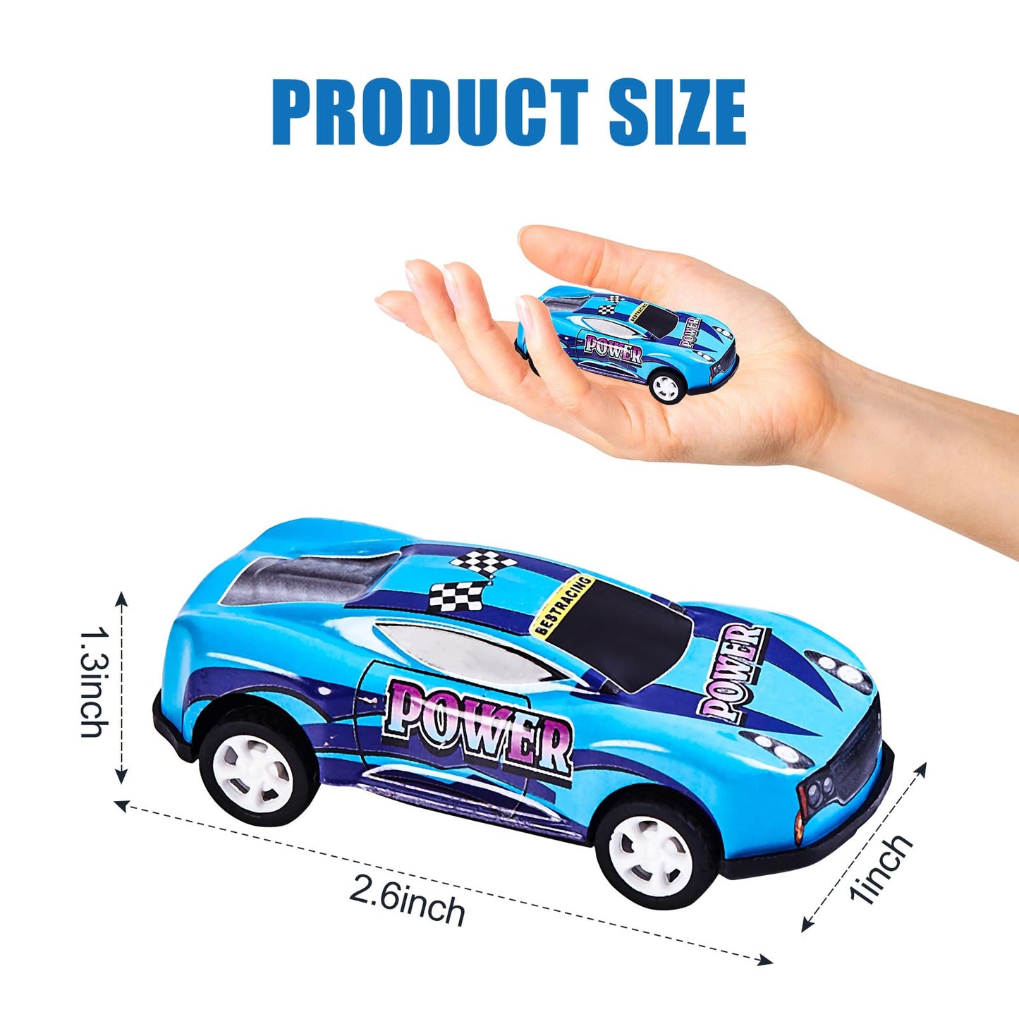 ZHFUYS 36-Piece Metal Pull Back Cars Set for Kids 3-8 | Durable, Safe, Colorful Toy Cars