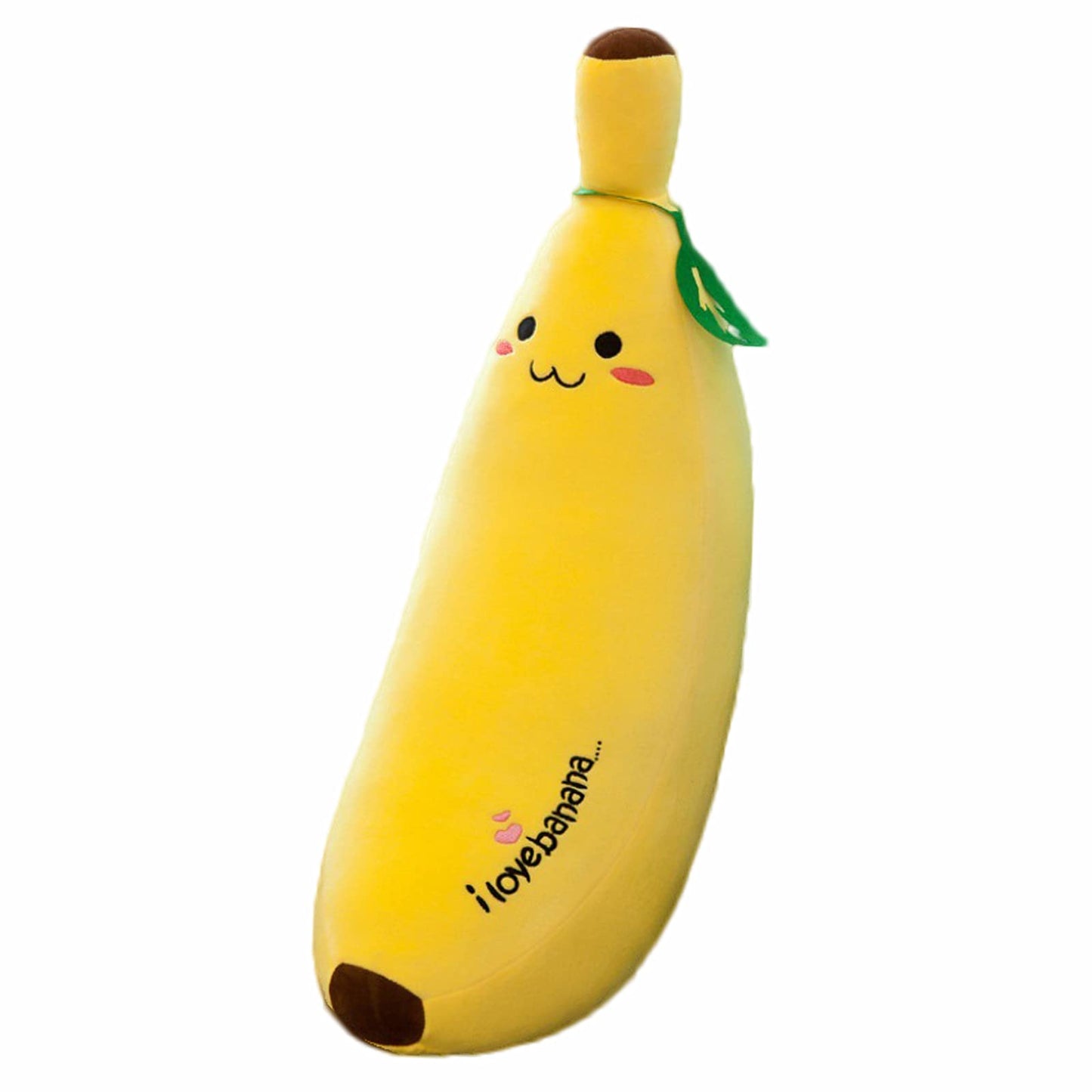 zhidiloveyou Banana Plush Pillow – 19.6-Inch Cute Stuffed Banana Toy for Kids, Naps, and Decor