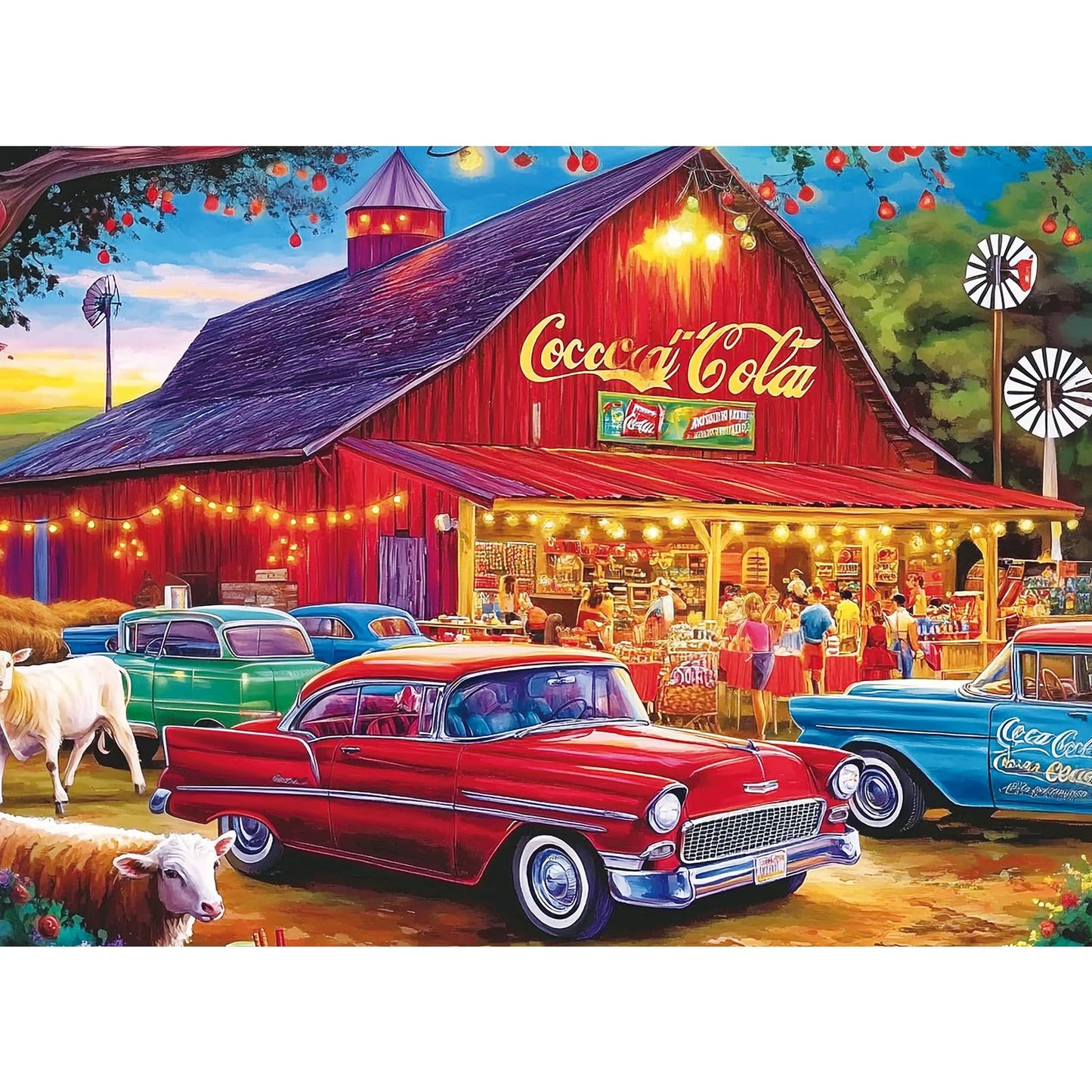 Zhiseoyi 300-Piece Night Car Life Jigsaw Puzzle for Adults – Challenging Puzzle, Unique Artwork, 20.5 x 15 Inches