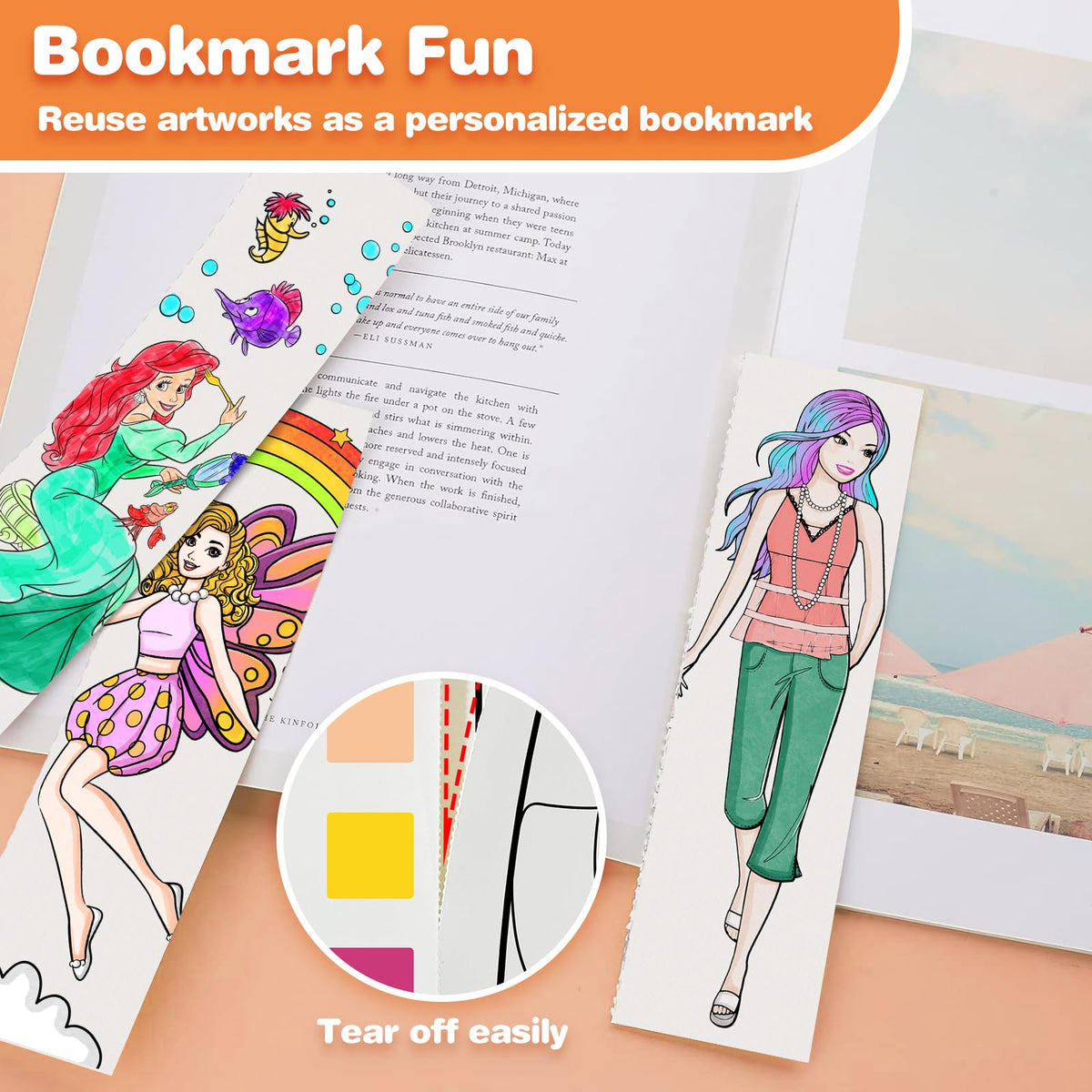 ZHOC Watercolor Books for Kids – Mess-Free Pocket Painting Set (Ages 3-8+)