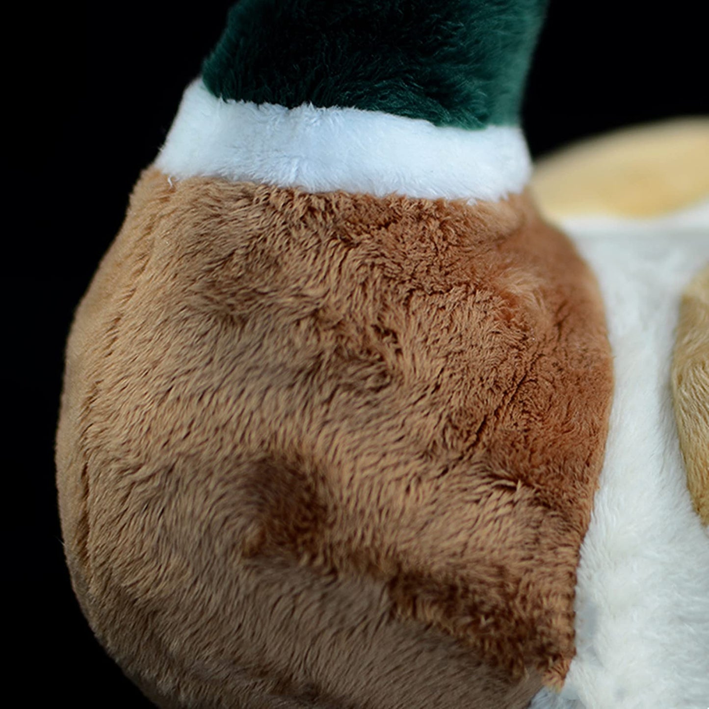 ZHONGXIN MADE Simulation Mallard Duck Plush Toy – 13” Handmade Green Mallard Plush