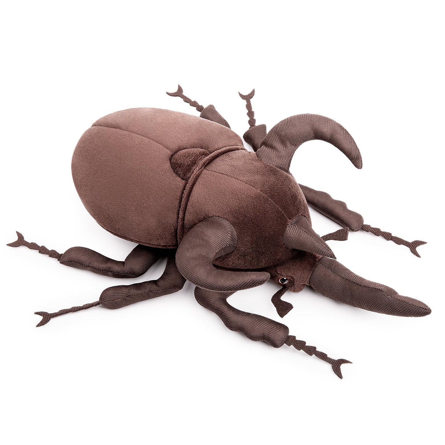 ZHONGXIN MADE Atlas Beetle Plush Toy – 10-Inch Realistic Chalcosoma Atlas Insect Stuffed Animal