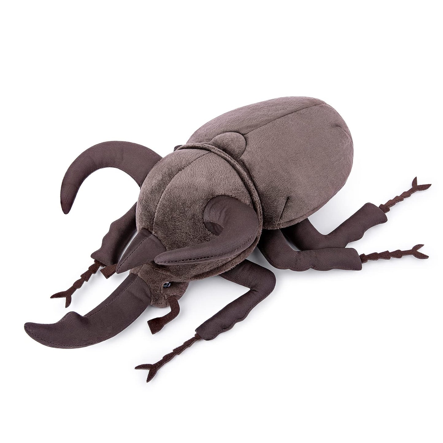 ZHONGXIN MADE Atlas Beetle Plush Toy – 10-Inch Realistic Chalcosoma Atlas Insect Stuffed Animal