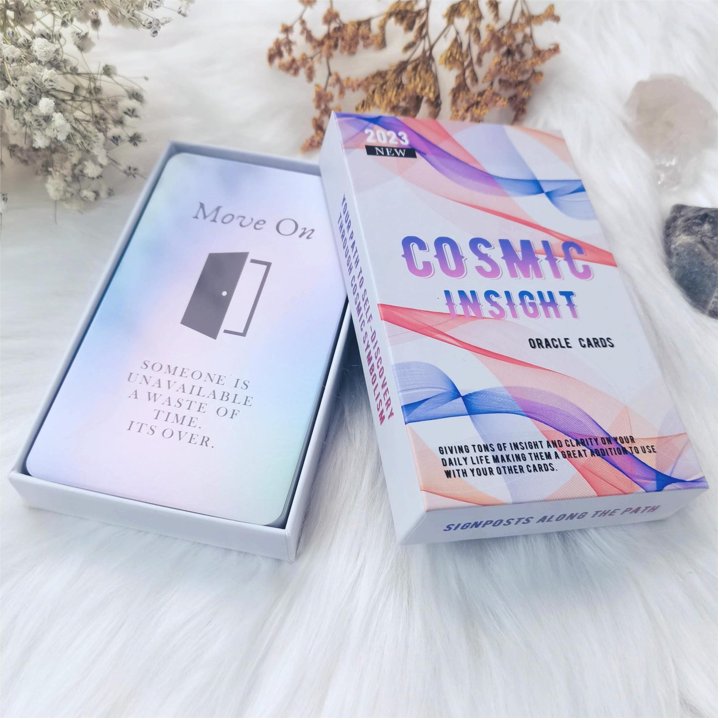 ZHQGYN Love Oracle Cards – Twin Flame Tarot Cards | 40-Card Romance Deck