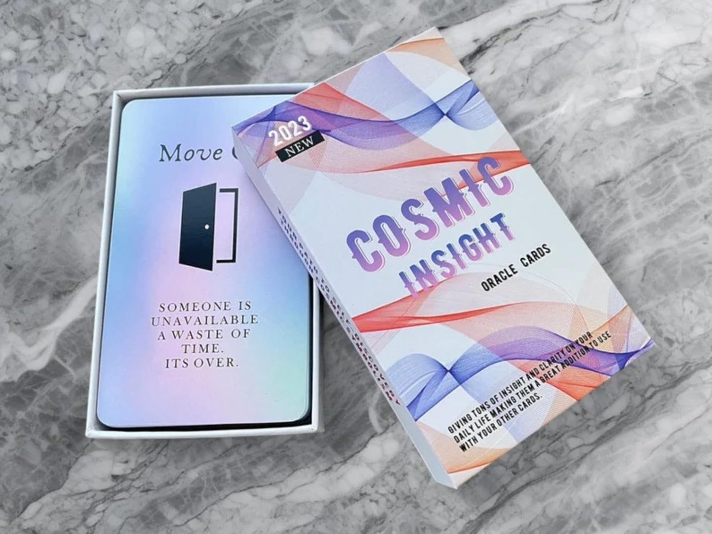 ZHQGYN Love Oracle Cards – Twin Flame Tarot Cards | 40-Card Romance Deck