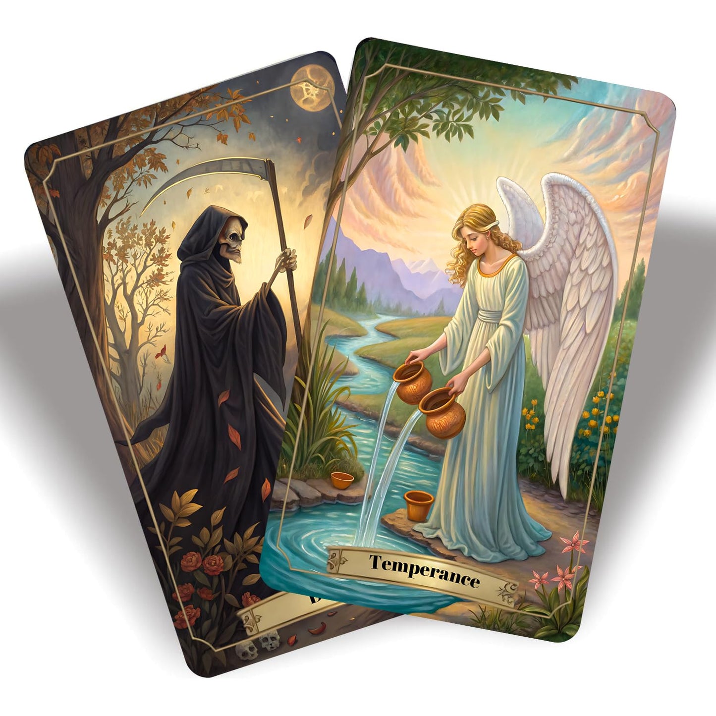 ZHQGYN Renaissance Themed Tarot Deck for Beginners | Fine Art Tarot Cards