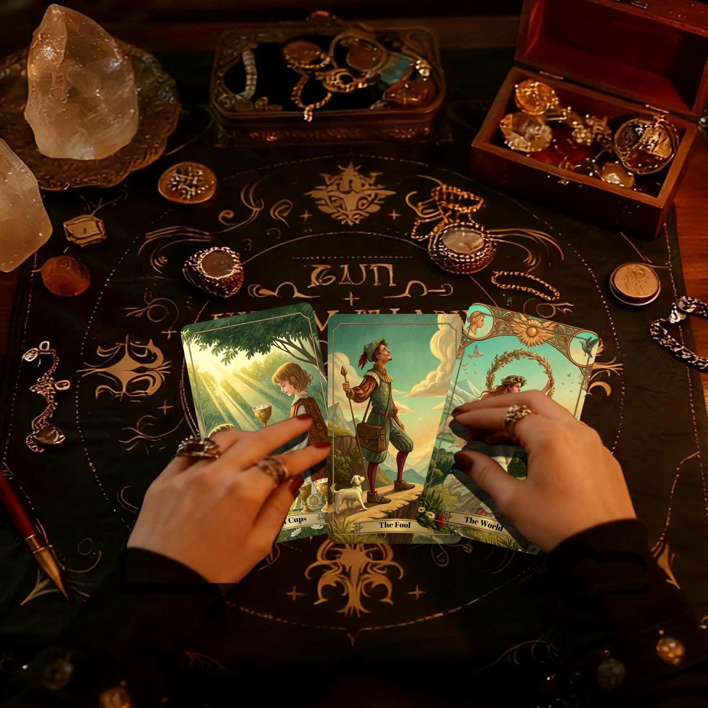 ZHQGYN Renaissance Themed Tarot Deck for Beginners | Fine Art Tarot Cards