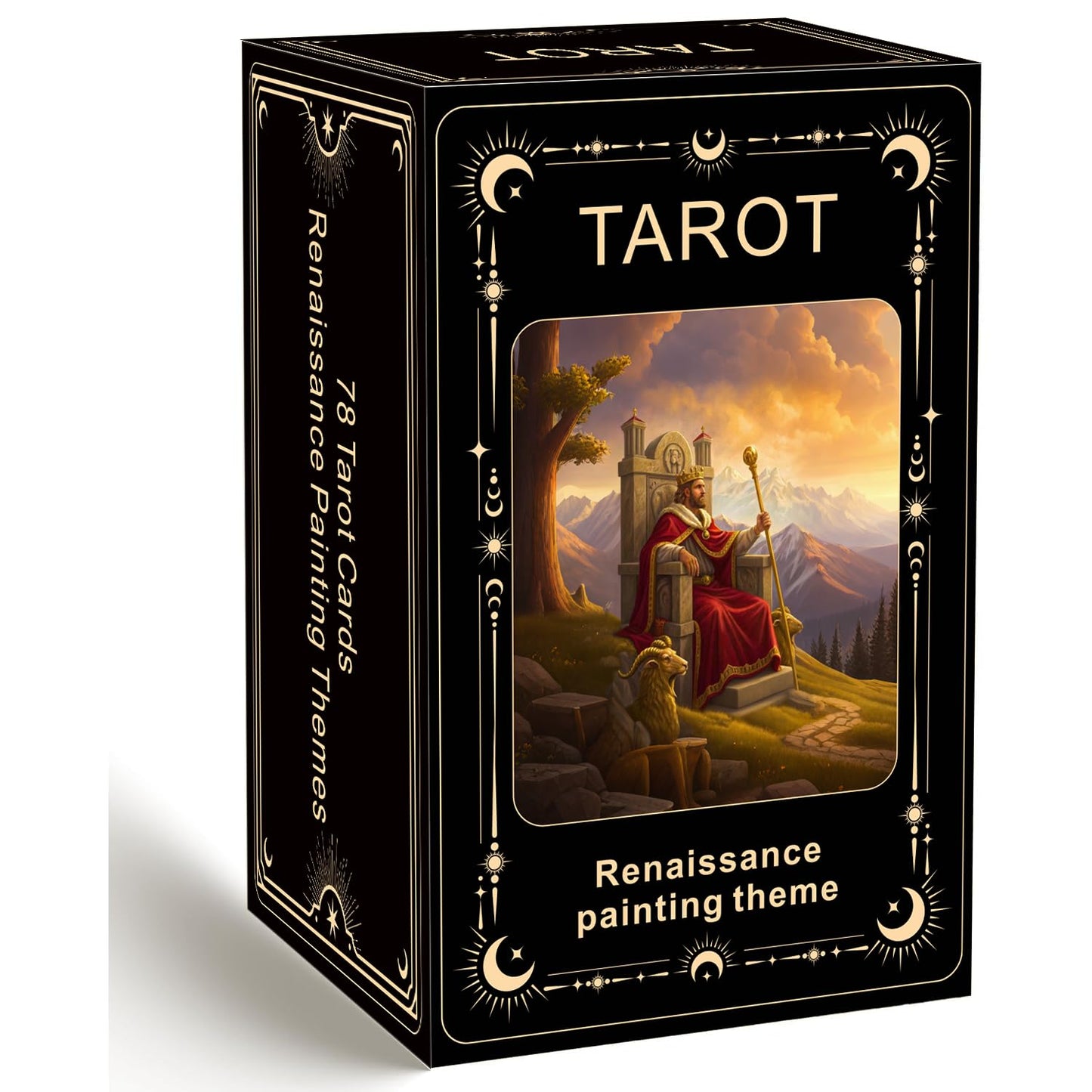 ZHQGYN Renaissance Themed Tarot Deck for Beginners | Fine Art Tarot Cards