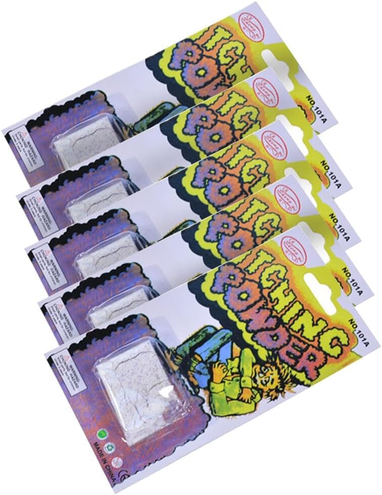 Zhuluck 5-Pack Halloween Itching Powder Props Kit — Prank Party Supplies