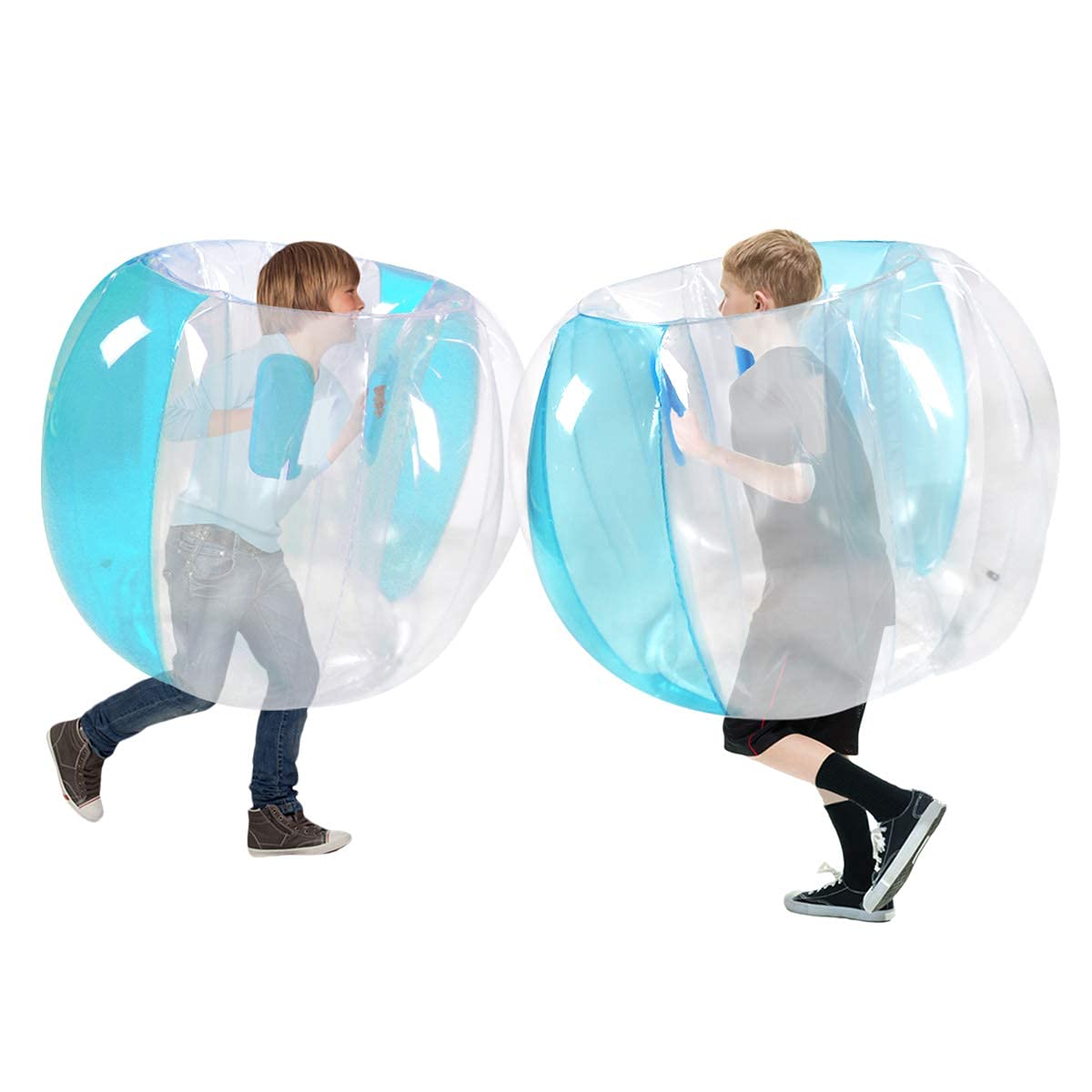 ZHUYNXIR 2 Pack Kids Sumo Balls – Wearable Bumper Bounce Toys for Outdoor Fun (36in, Blue)
