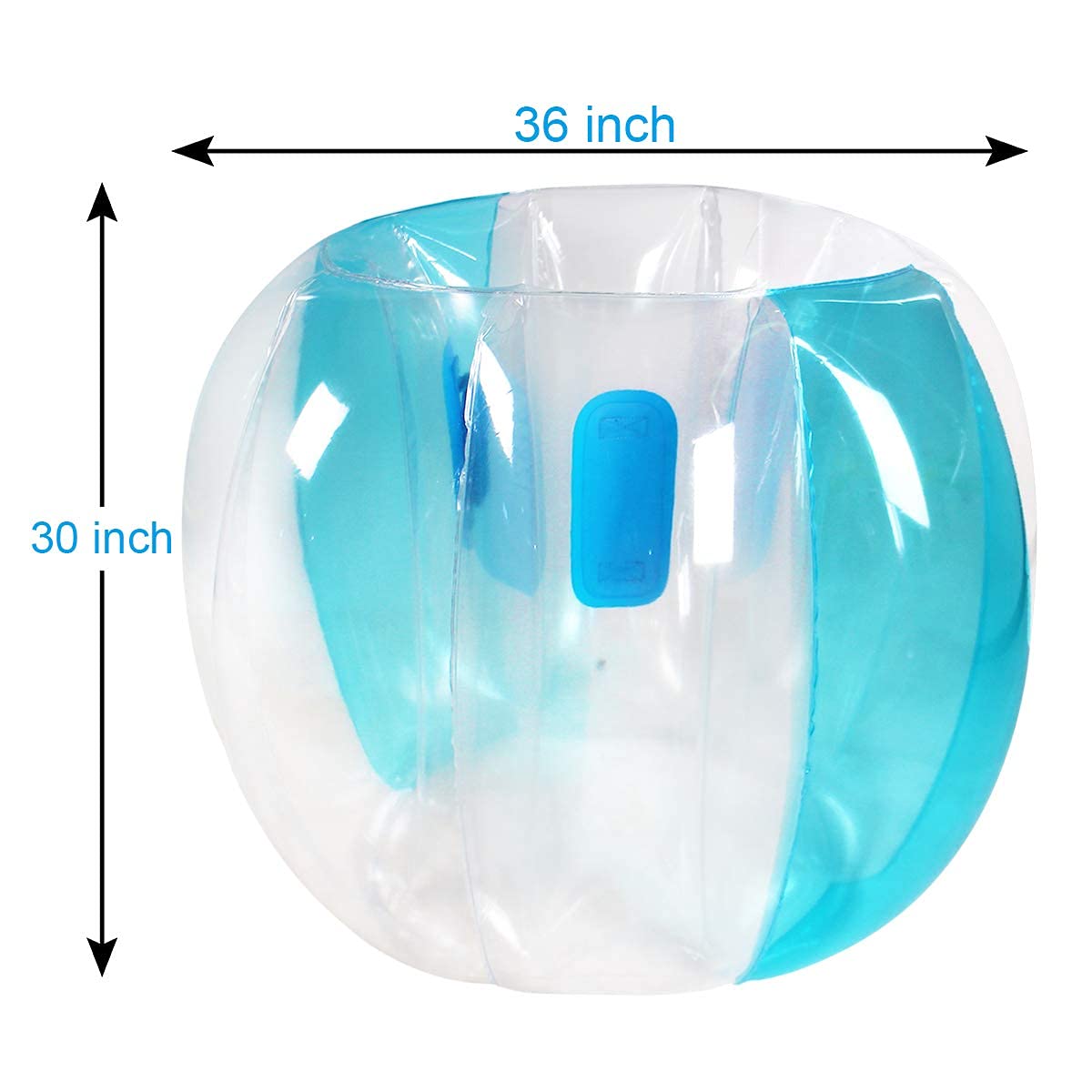 ZHUYNXIR 2 Pack Kids Sumo Balls – Wearable Bumper Bounce Toys for Outdoor Fun (36in, Blue)